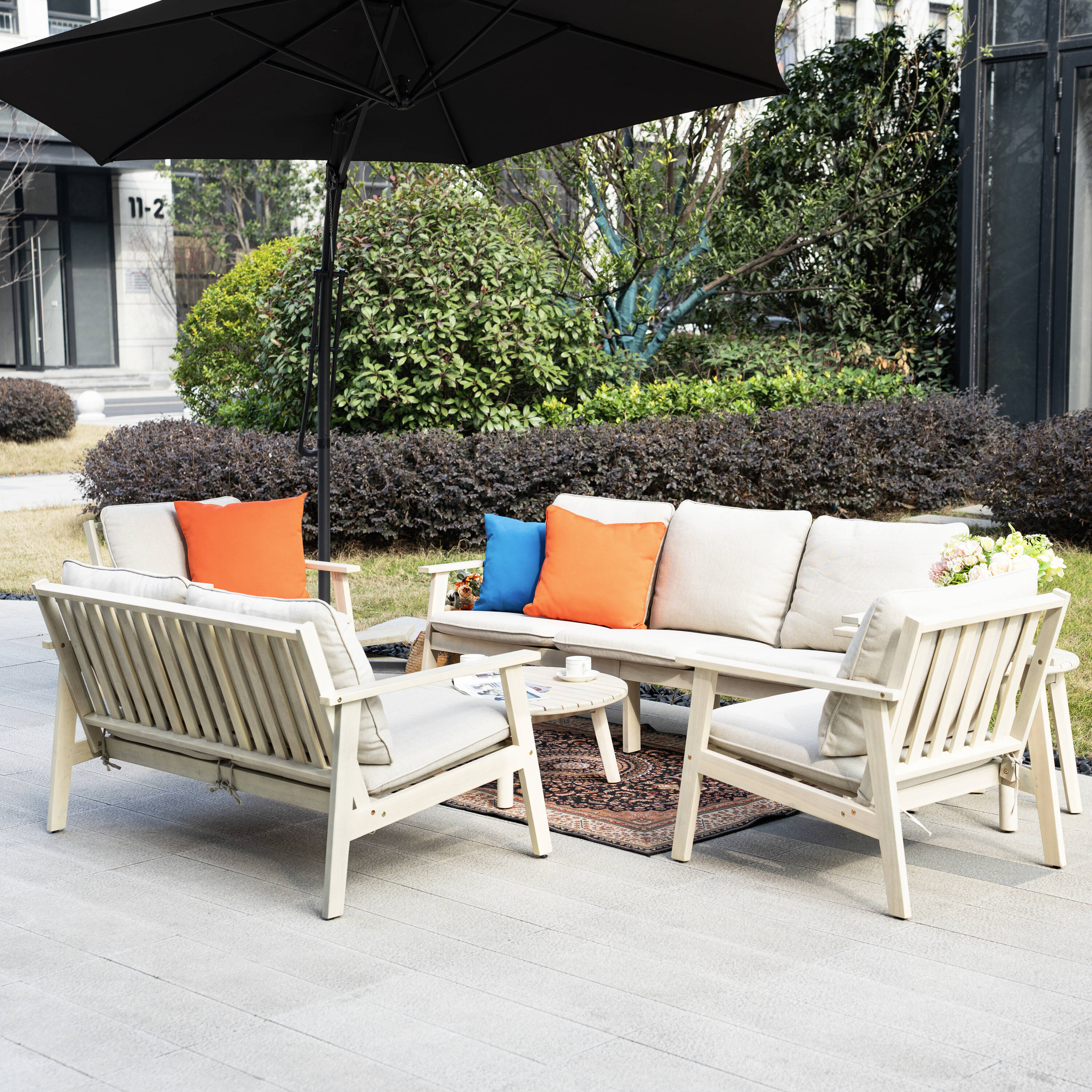 Direct Wicker DWS-2528 Patio-Conversation-Sets - View #2