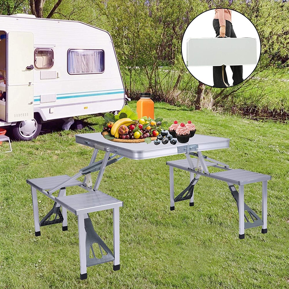 ARB Compact Aluminum Camping Table - 34 x 27.5 x 27.5