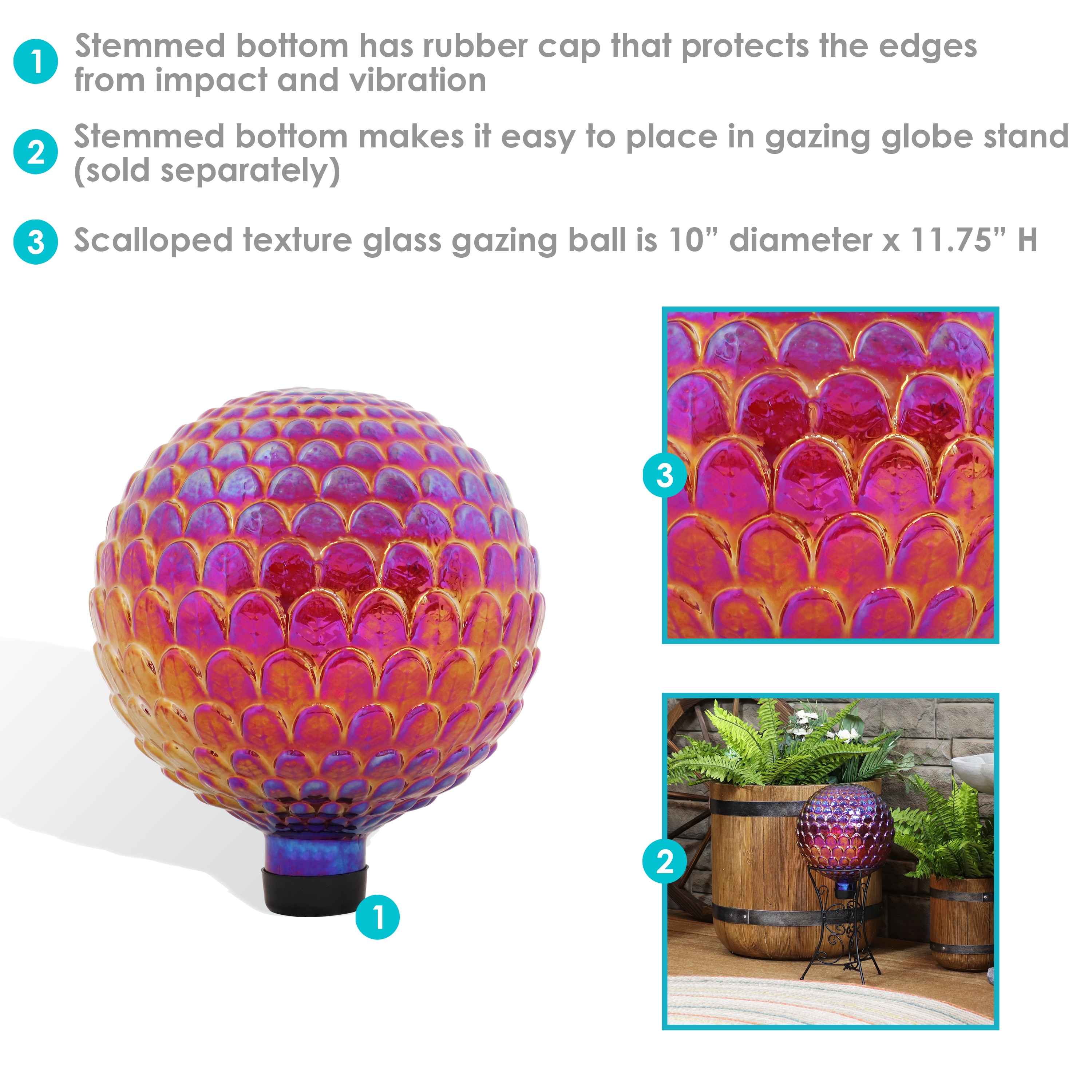 Sunnydaze Decor ZIB-256 Gazing-Ball-Stand - View #4