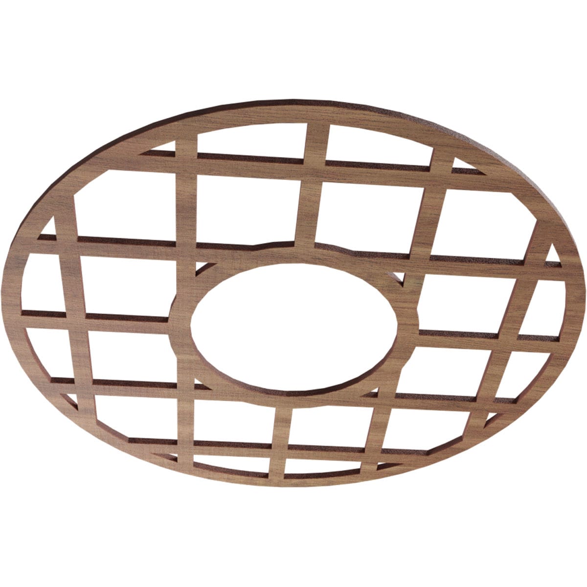 Ekena Millwork CMWP18X18X0375ONWA Ceiling-Medallions - View #2
