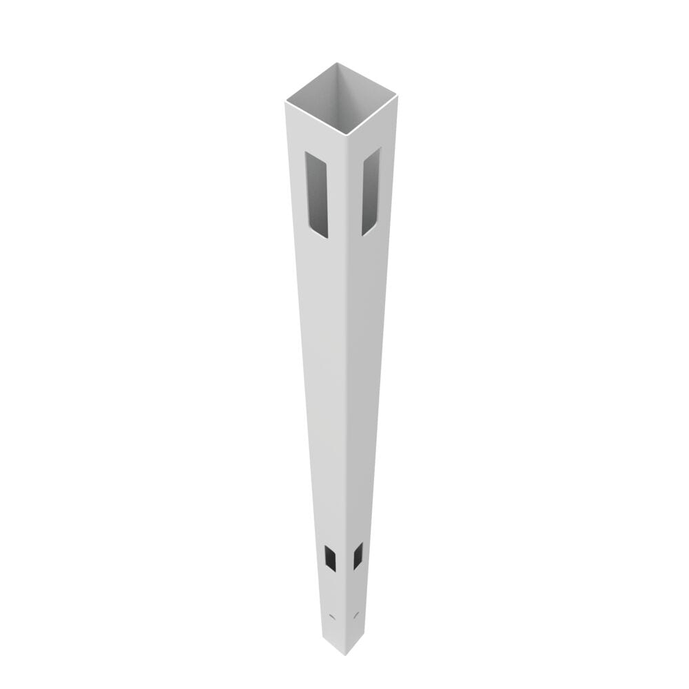 Freedom 73045548 Barington/Newbeck 9-ft H x 5-in W White Vinyl Corner Fence post (Unassembled)