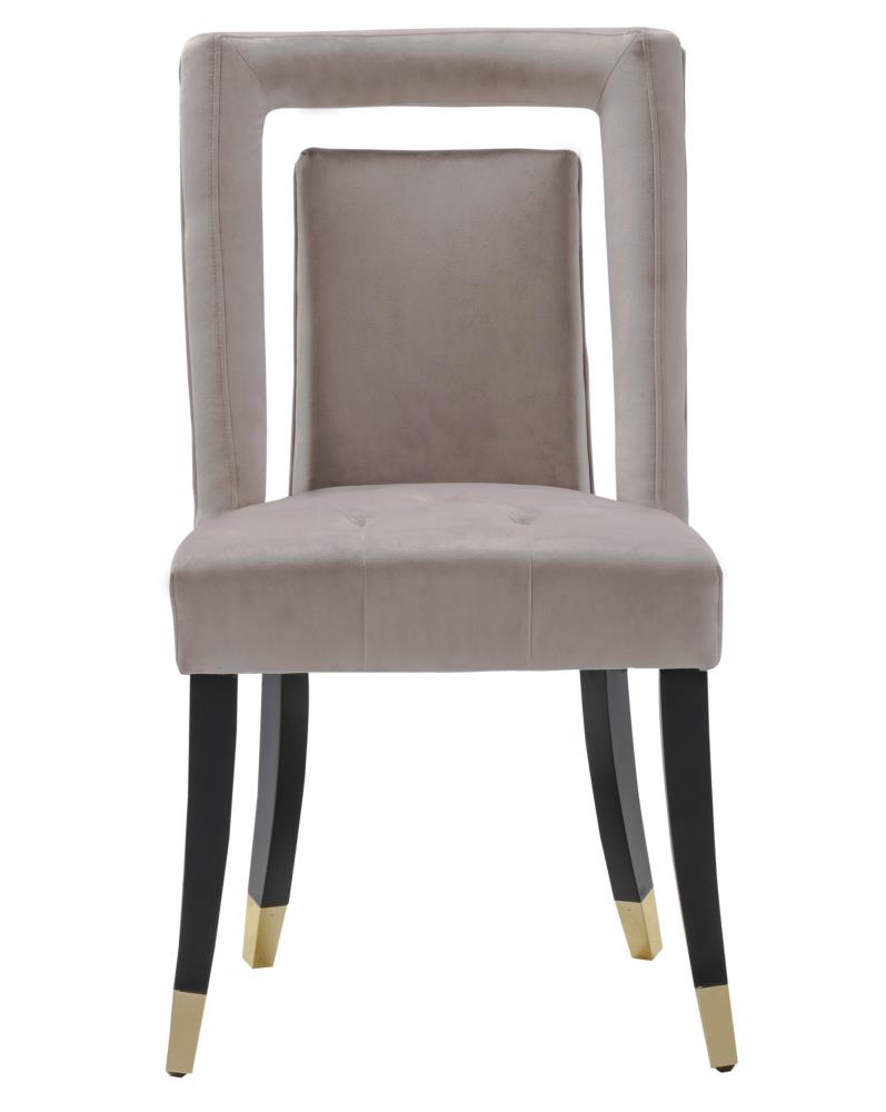 girardi velvet upholstered side chair