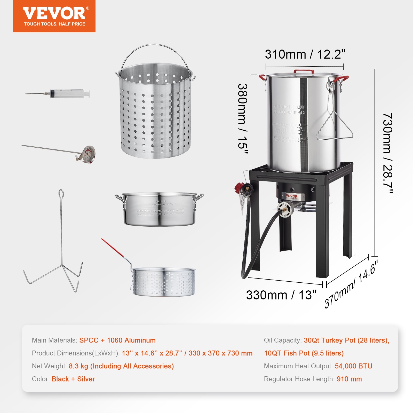 VEVOR HJYZGTZ30QT1068ZRV0 Gas-Turkey-Fryers - View #8