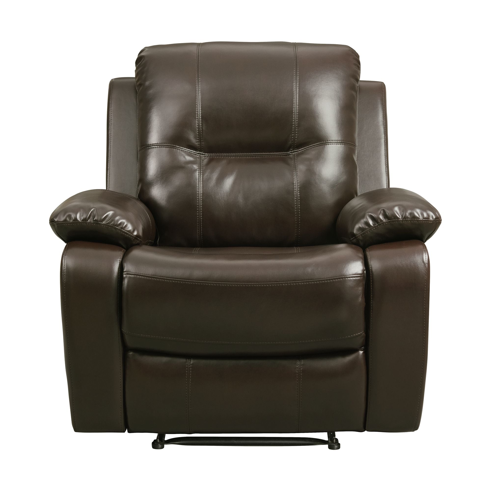 Evan Brown Faux Leather Upholstered Powered Reclining Zero Gravity Recliner with Lift Assistance | - Picket House Furnishings UDY3392107PLT