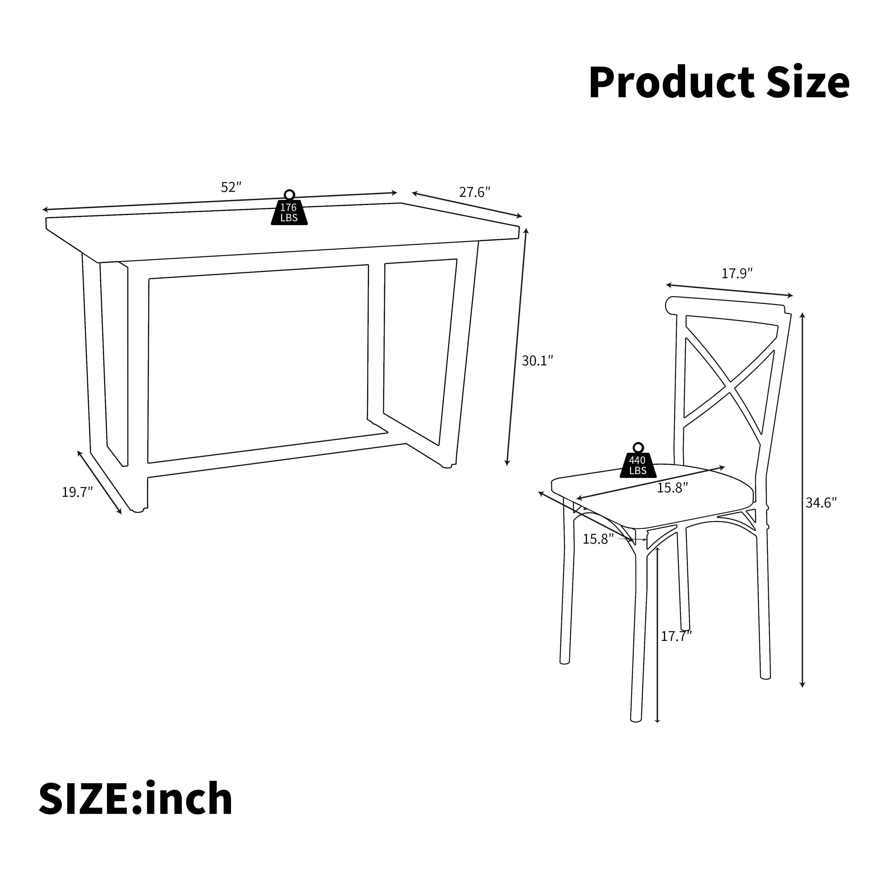 Bayfeve BF-578S6-IN Dining-Sets - View #6