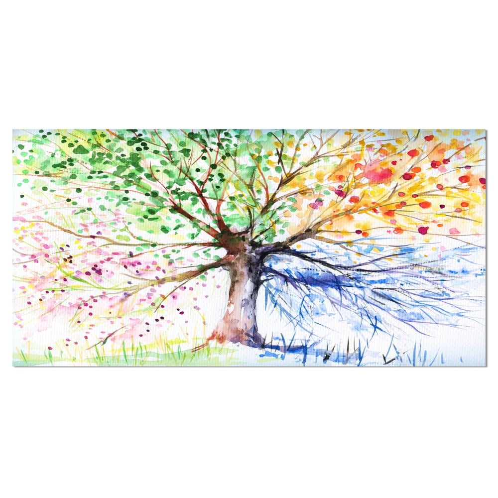 Designart PT6347-32-16 16-Inches H x 32-Inches W Floral Canvas Print