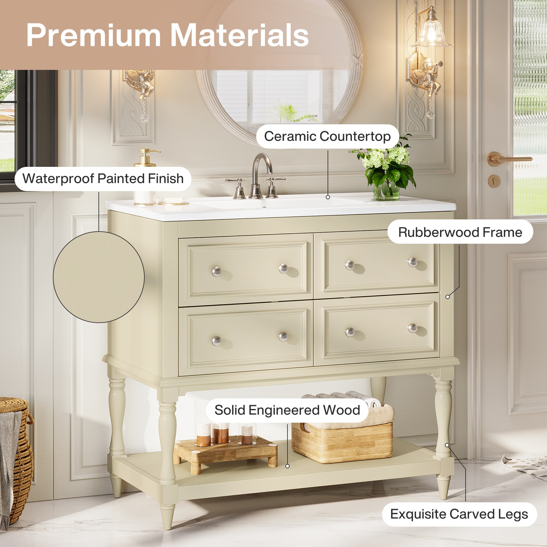 LITTLE TREE HOGA-LD0104-YN Bath-Vanity-Combo - View #6
