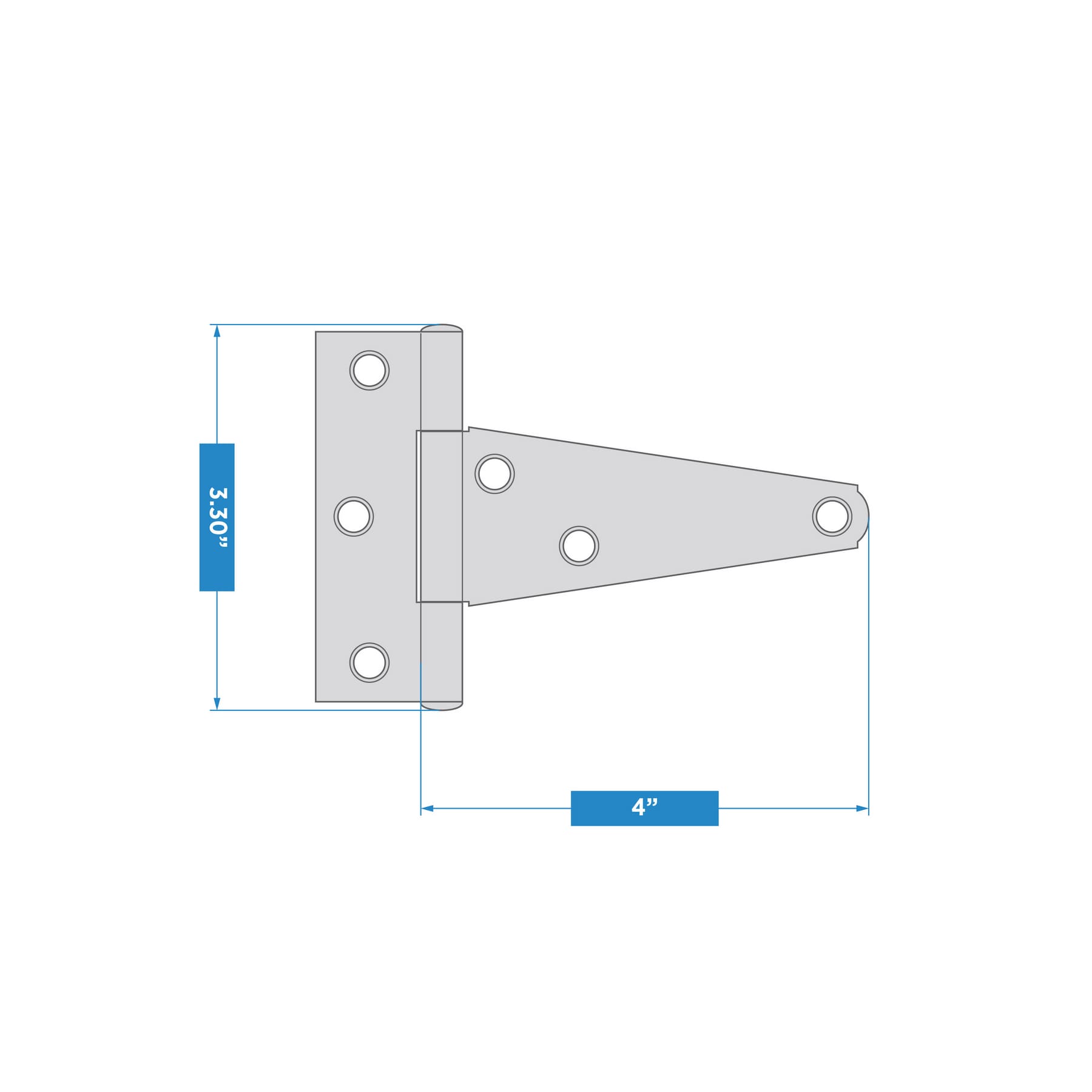 Stanley-National Hardware 908CC Gate-Hardware - View #4