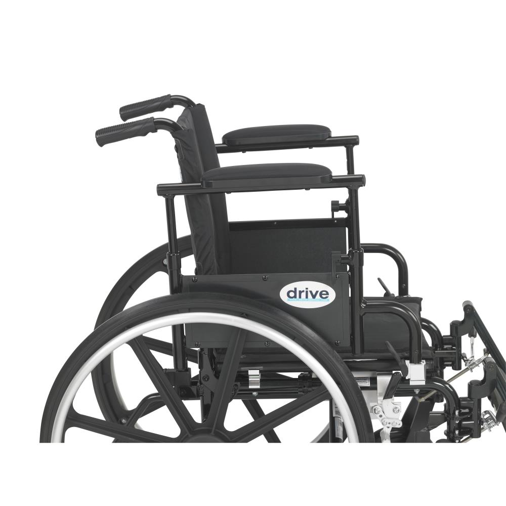 Drive Medical Viper Plus GT Wheelchair with Flip Back Removable ...