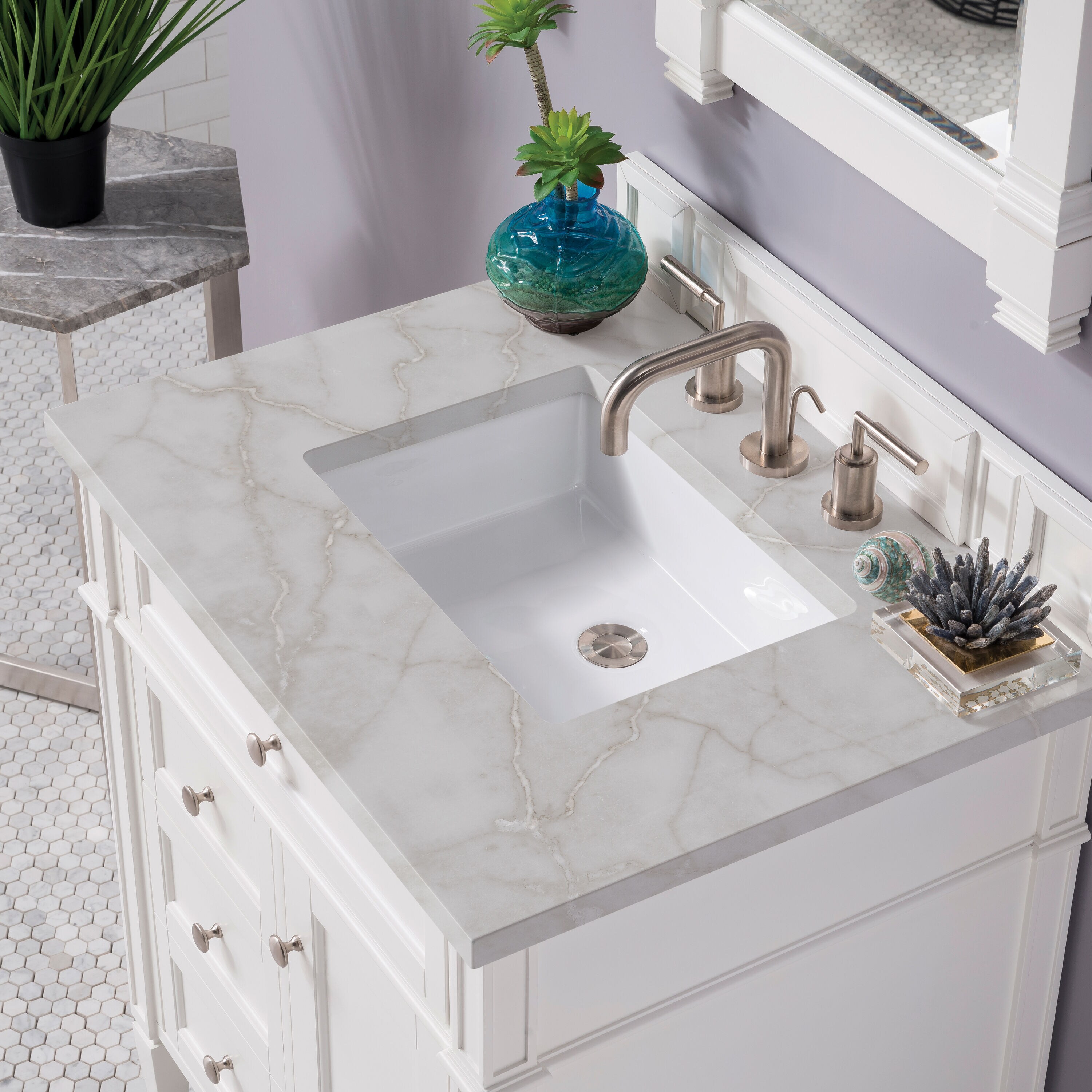 James Martin Vanities 655-V30-BW-3VSL Bath-Vanity-Combo - View #4