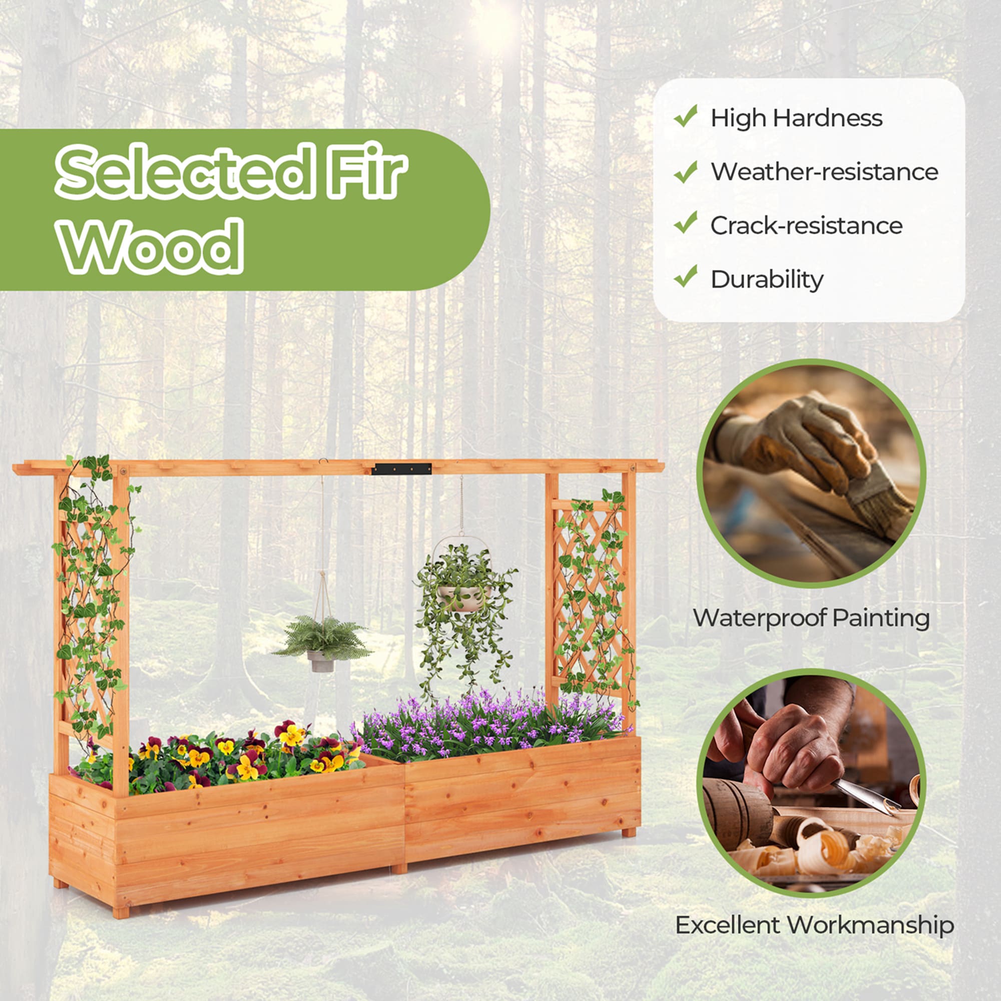 Costway HCST01368 Raised-Garden-Beds - View #6