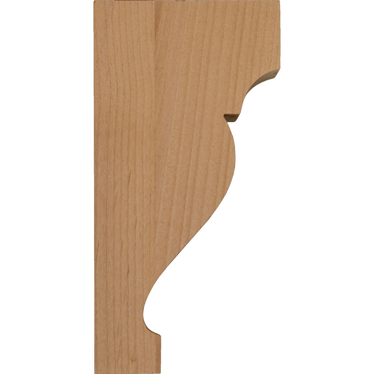 Small Alder Wood Corbel with Classic Design