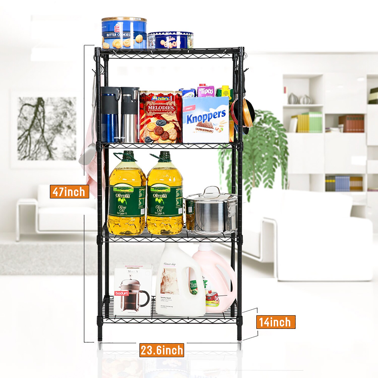 EFINE RL100-4 Free-Standing-Shelving - View #8