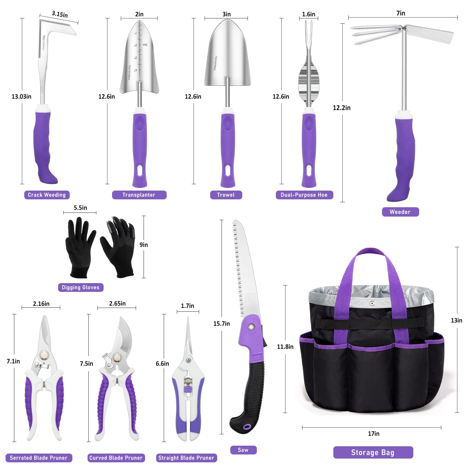 Misopily LMS1224T15 Garden-Hand-Tool-Kits - View #2
