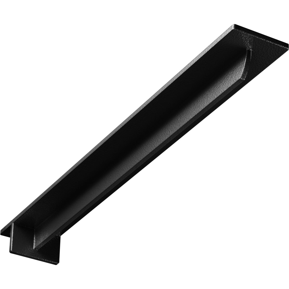 Ekena Millwork BKTM03X24X02HEHSV Heaton Hidden 24-in x 3-in x 2-in Gray Steel Countertop support bracket