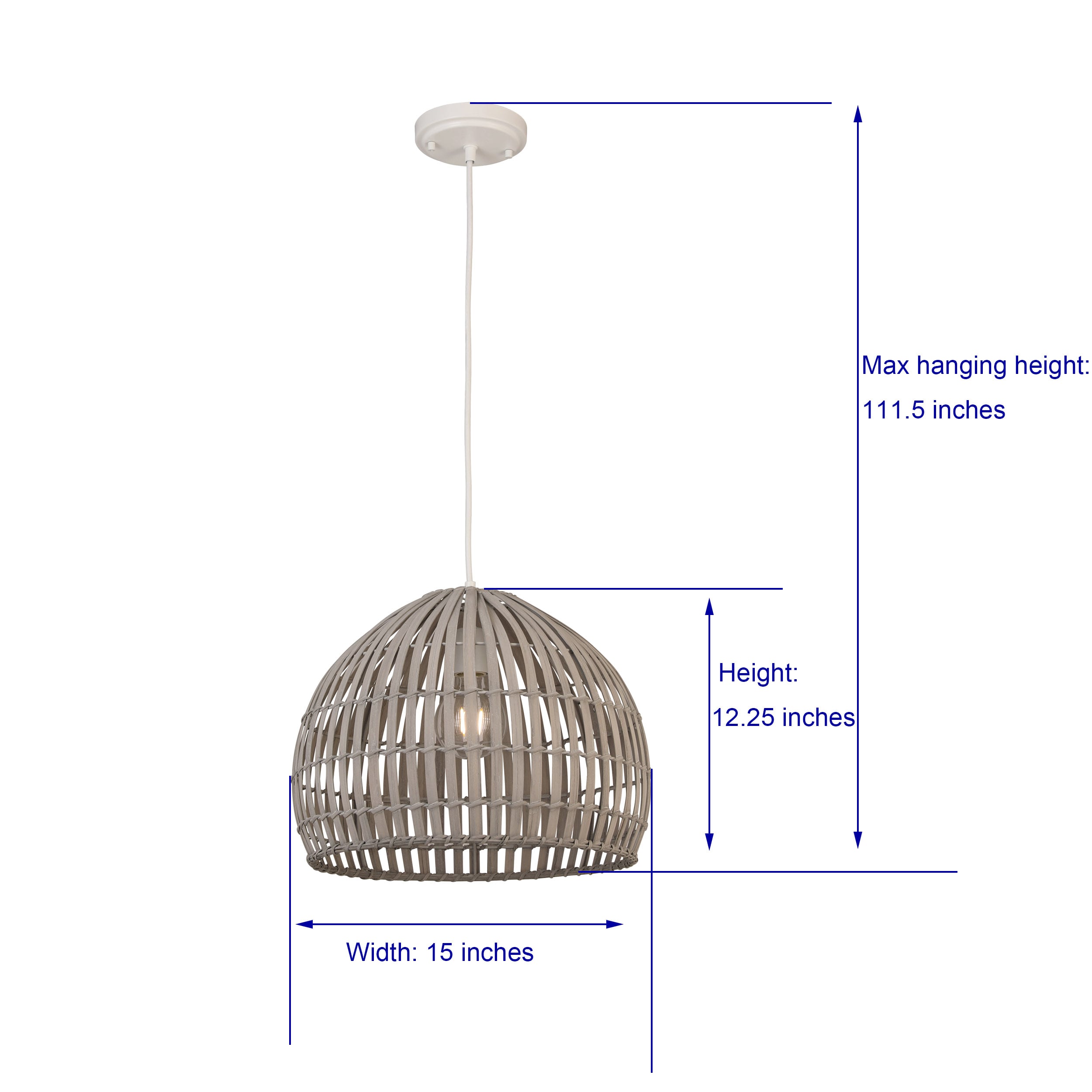 allen + roth KHN4991A-2 Pendant-Lights - View #4