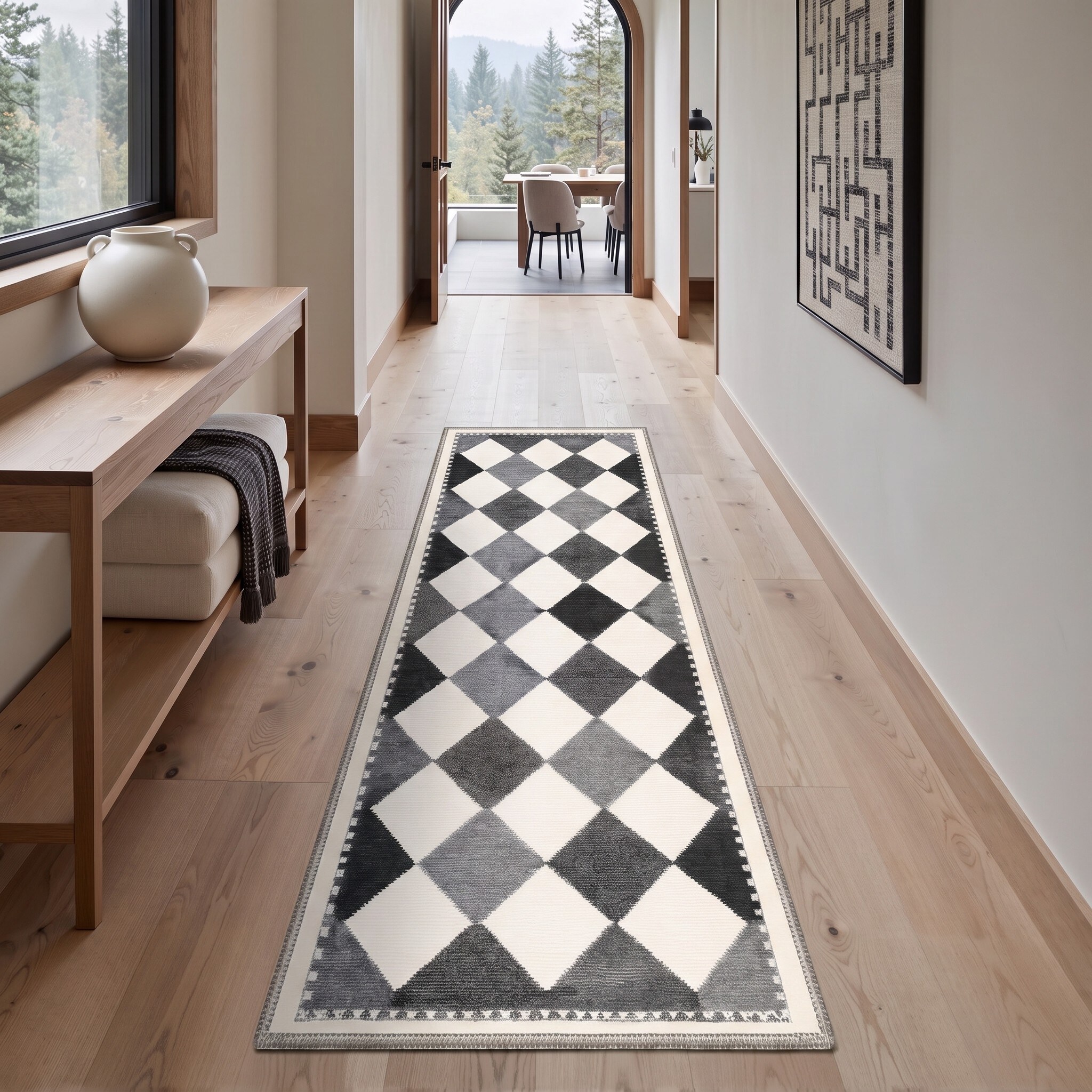 BAVNI ARP1297-BLACK-2X10 rugs - View #2