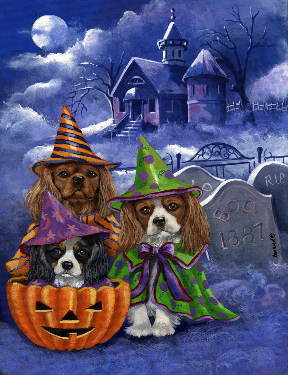 cavalier king charles spaniel halloween