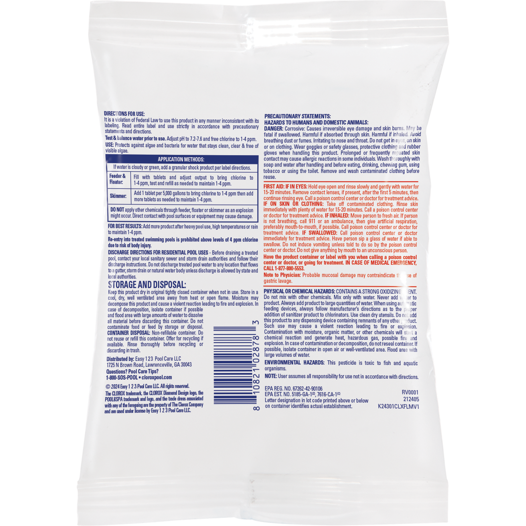 Clorox Pool&Spa 24201CLX Chlorinating-Tabs - View #3