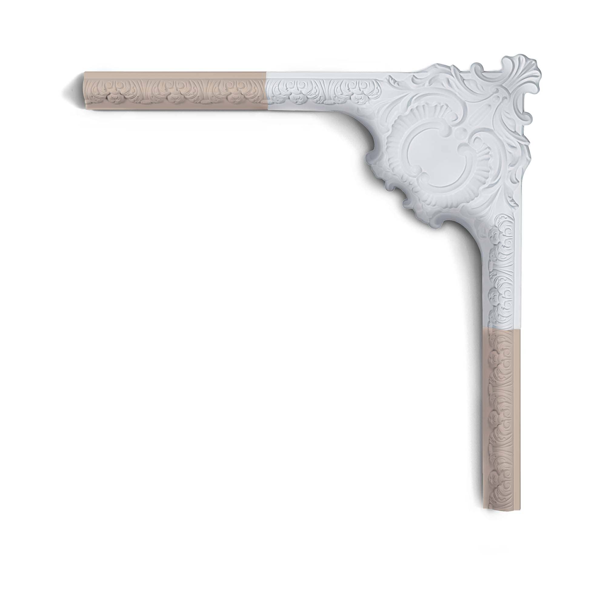 Orac Decor P3020A Panel Moulding 16.75-in x 1.4-ft White Primed Polyurethane Wall Panel Moulding
