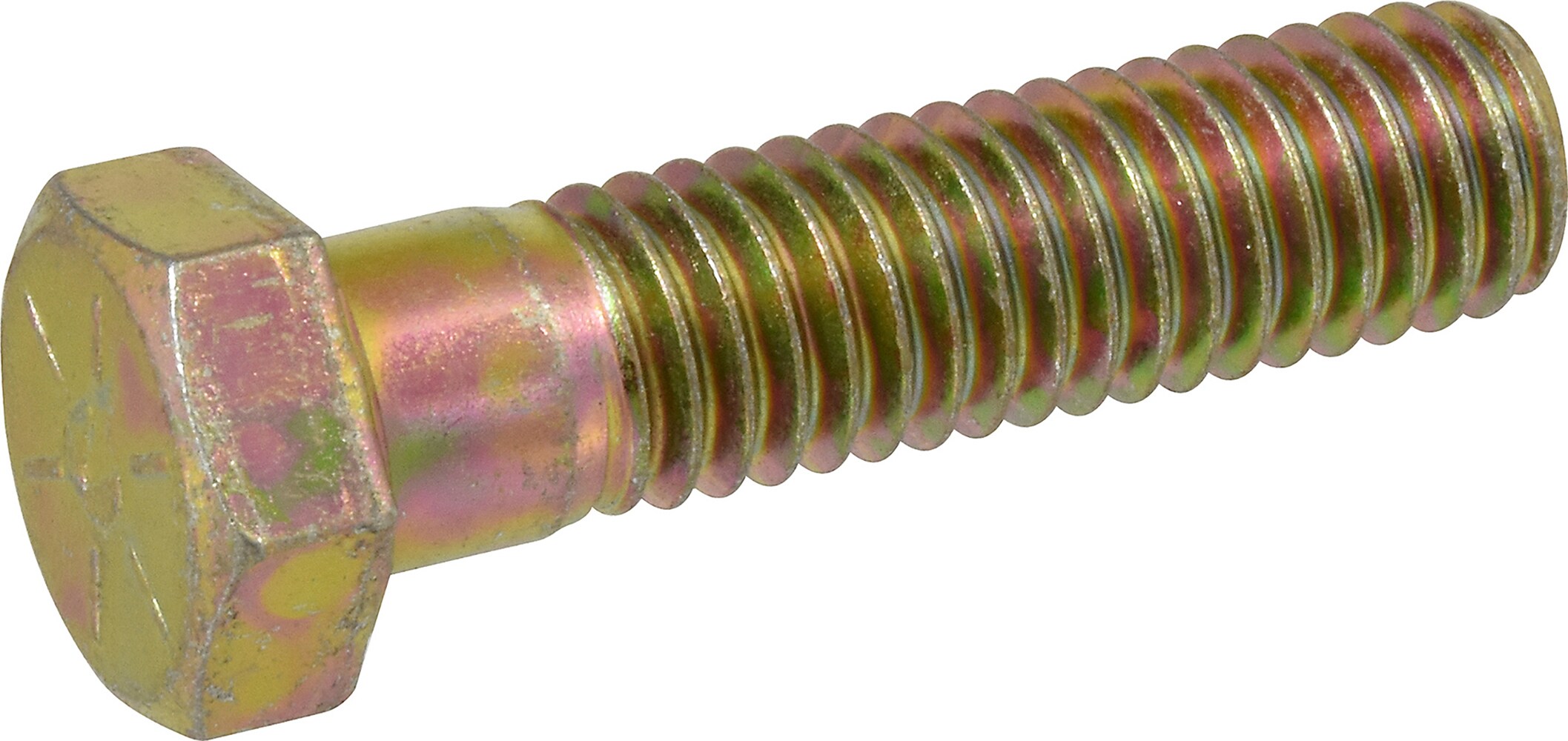 Hillman 3/8-in x 3/4-in Yellow Dichromate Coarse Thread Hex Bolt in the ...