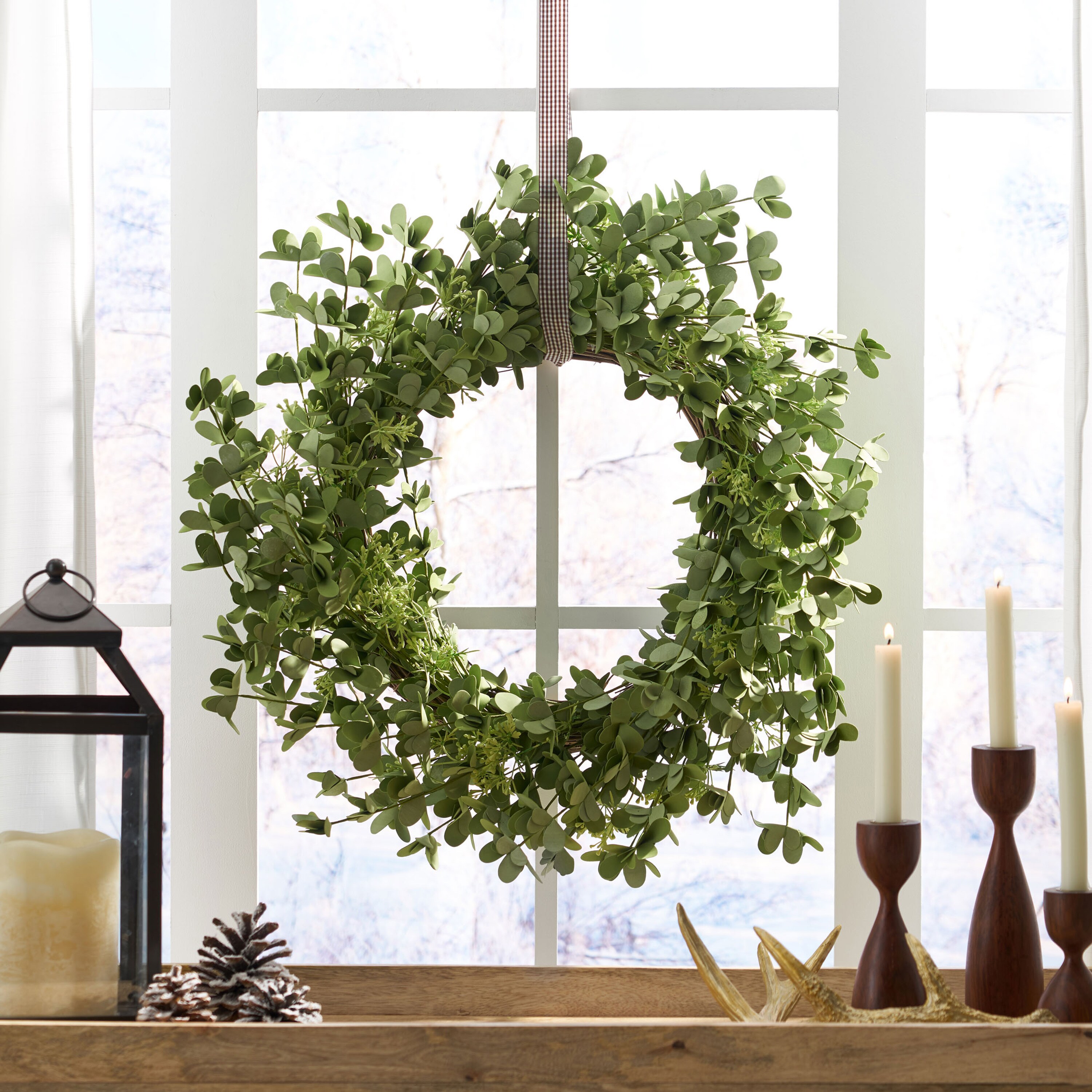 AAZJ NBC-CM73066 Artificial-Christmas-Wreaths - View #2