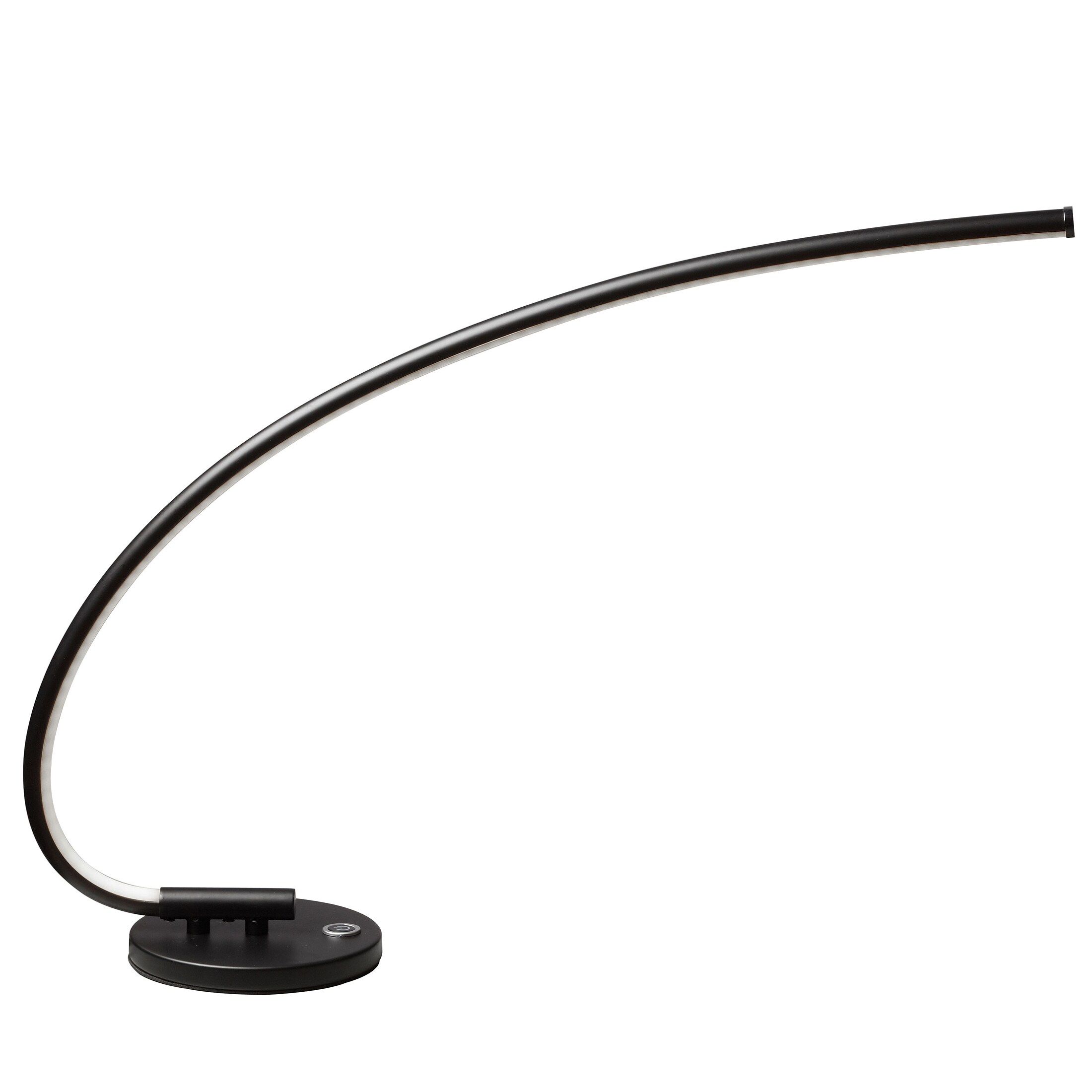 Dainolite 322-LEDT-BK LED Lamp 19-in Black LED Touch Downbridge Table Lamp with