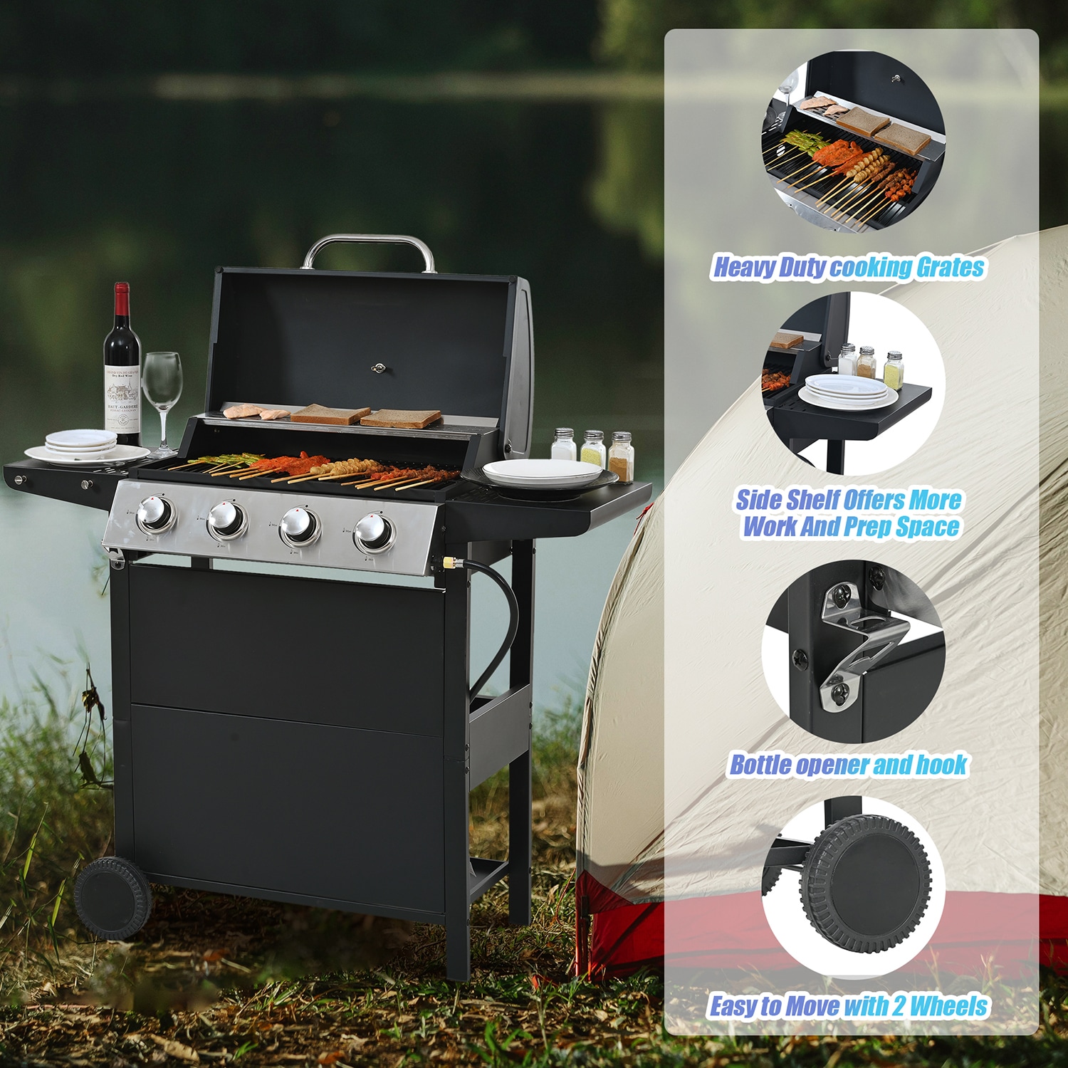 GZMR GZ-W22313 Gas-Grill - View #4