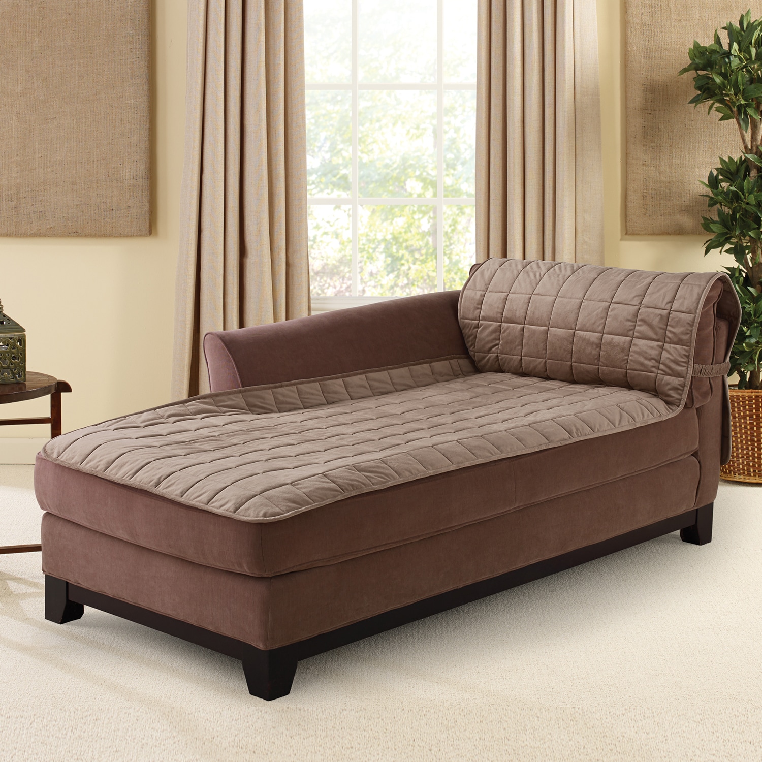 SureFit SF43526 Sable Duck (canvas) Sofa Slipcover 35-Inches W x 64-Inches H x 50-Inches D