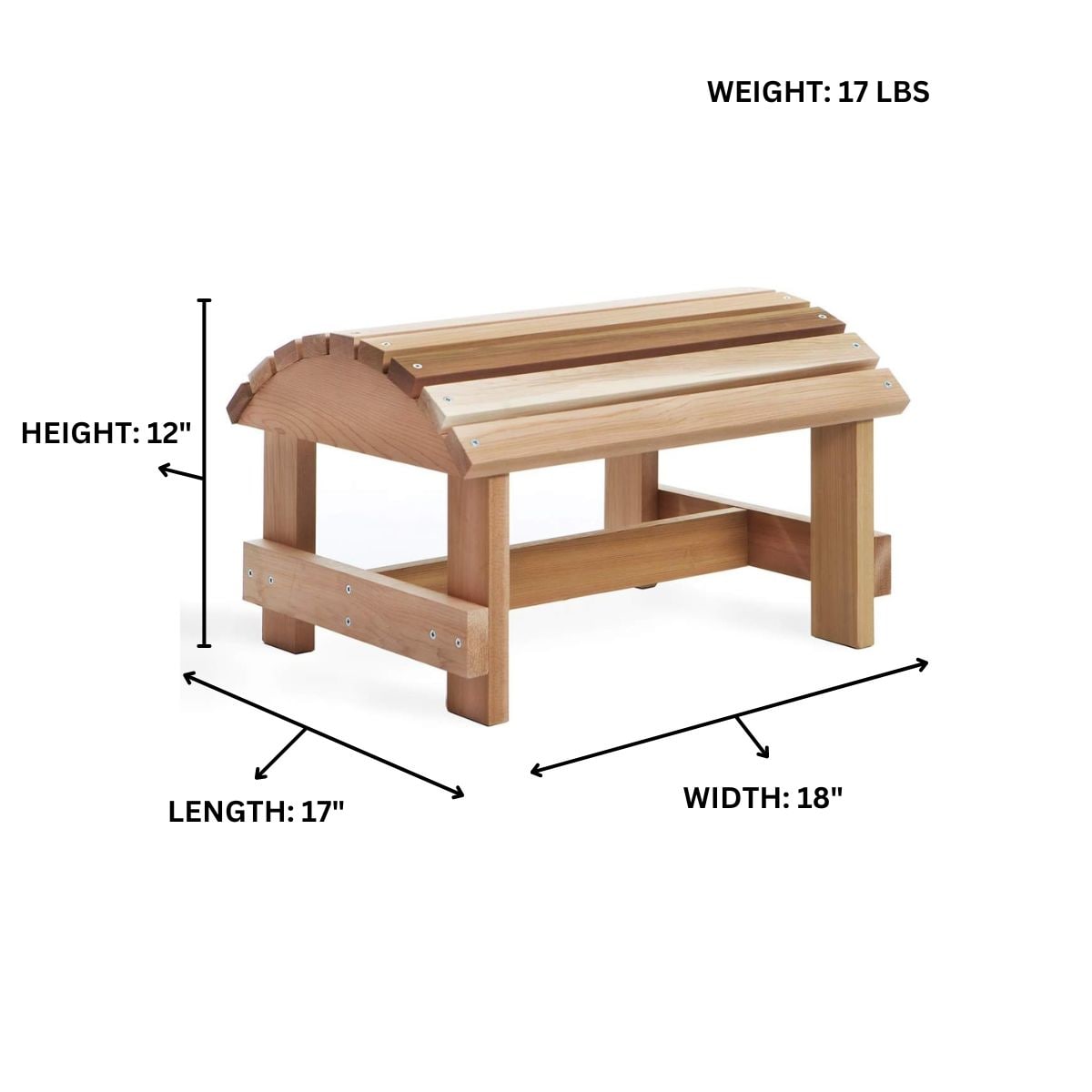 All Things Cedar AO18 Stools-Ottomans - View #5