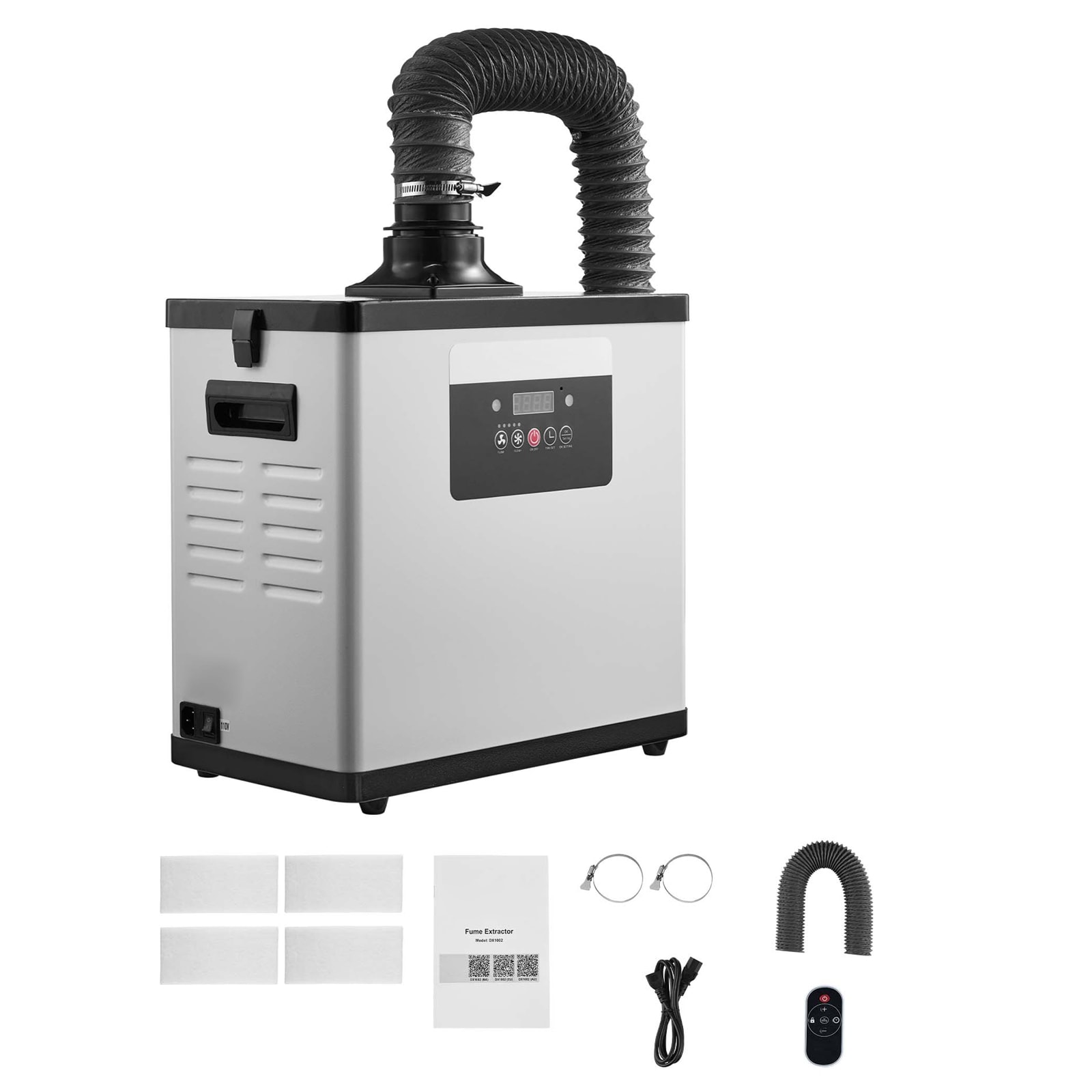 Mecale 145W Solder Fume Extractor with 4-Stage Filter - 10-Speed Remote Control Smoke Absorber #YAS-MW9SII