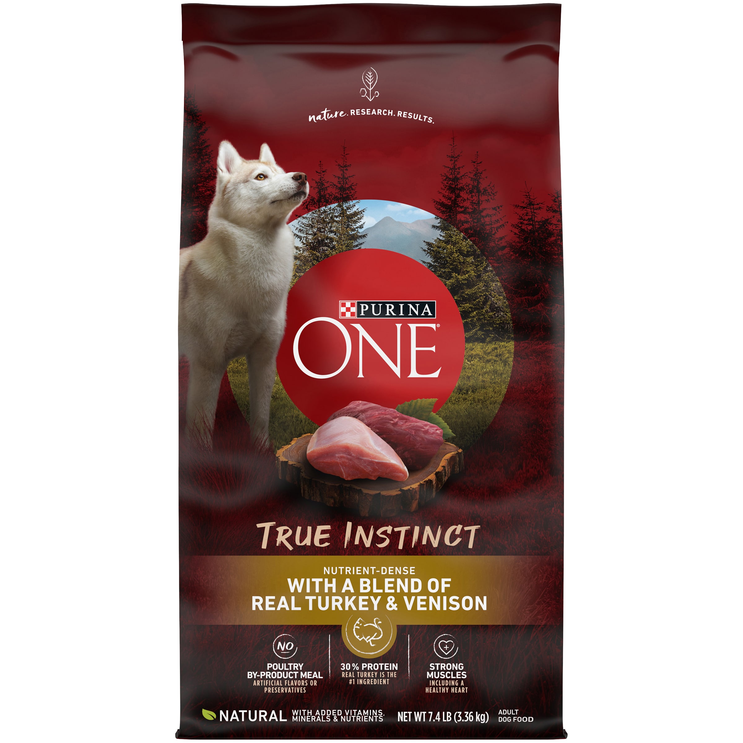 Nestle Purina Purina One Smart Blend True Instinct Wet Dog Food - Adult  Real Turkey & Venison - 13oz Can - Immune Health & Game Protein - Pet Food  in the Pet