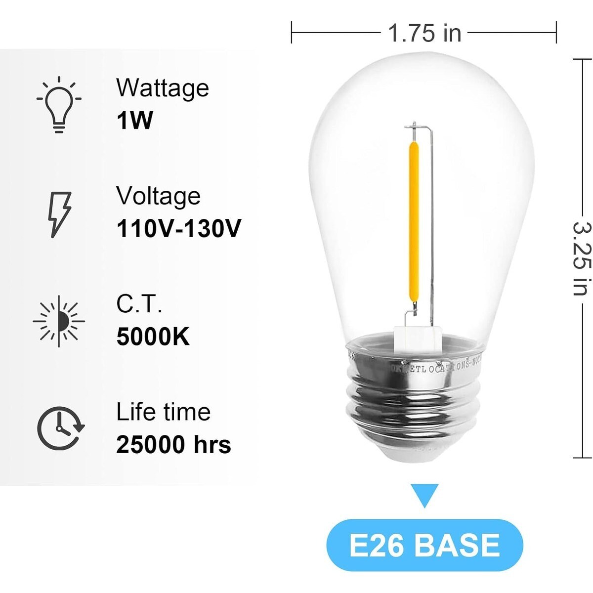 Slagawa JIA1-179BAB String-Light-Bulbs-Fuses - View #2