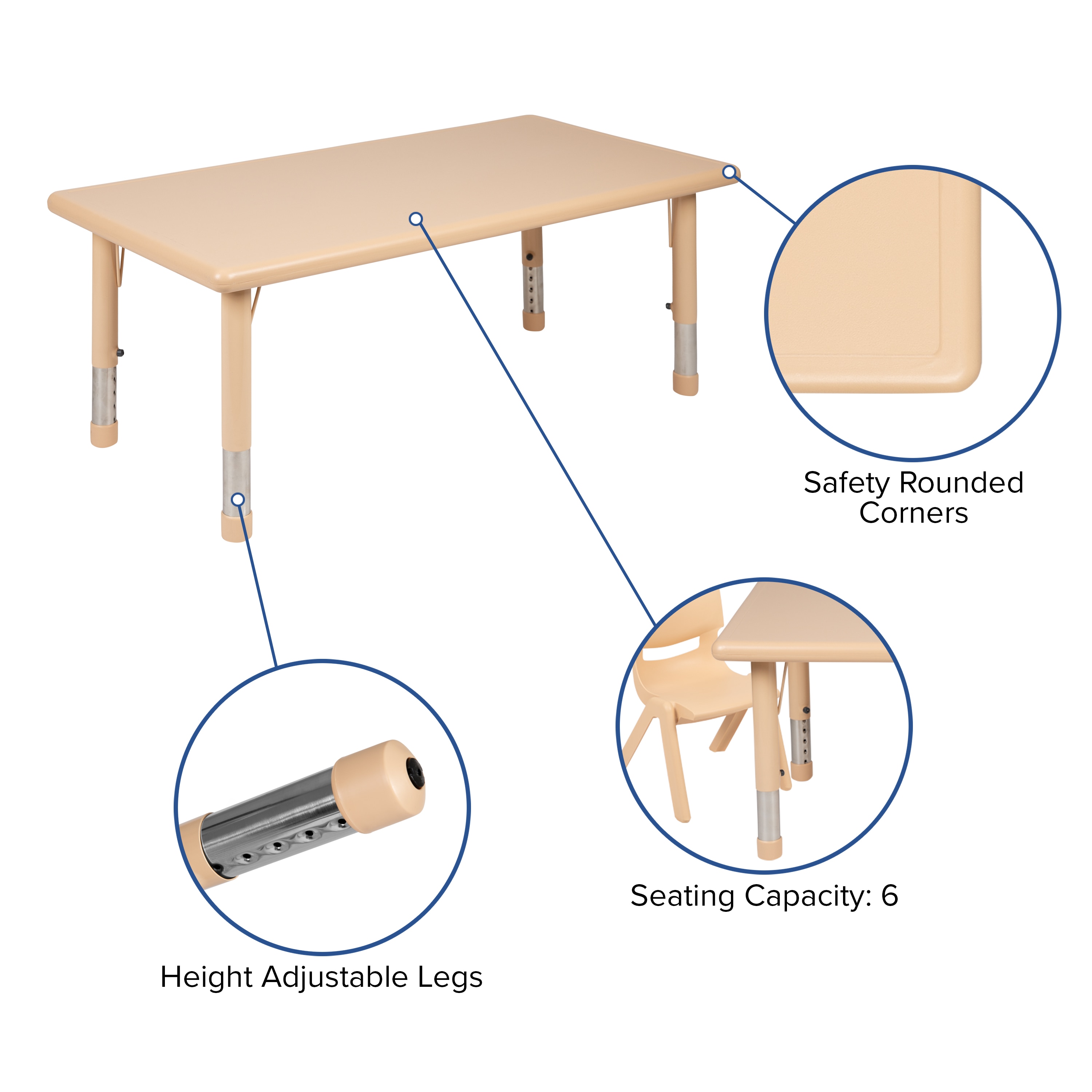 Flash Furniture 889142537182 Kids-Play-Tables - View #4