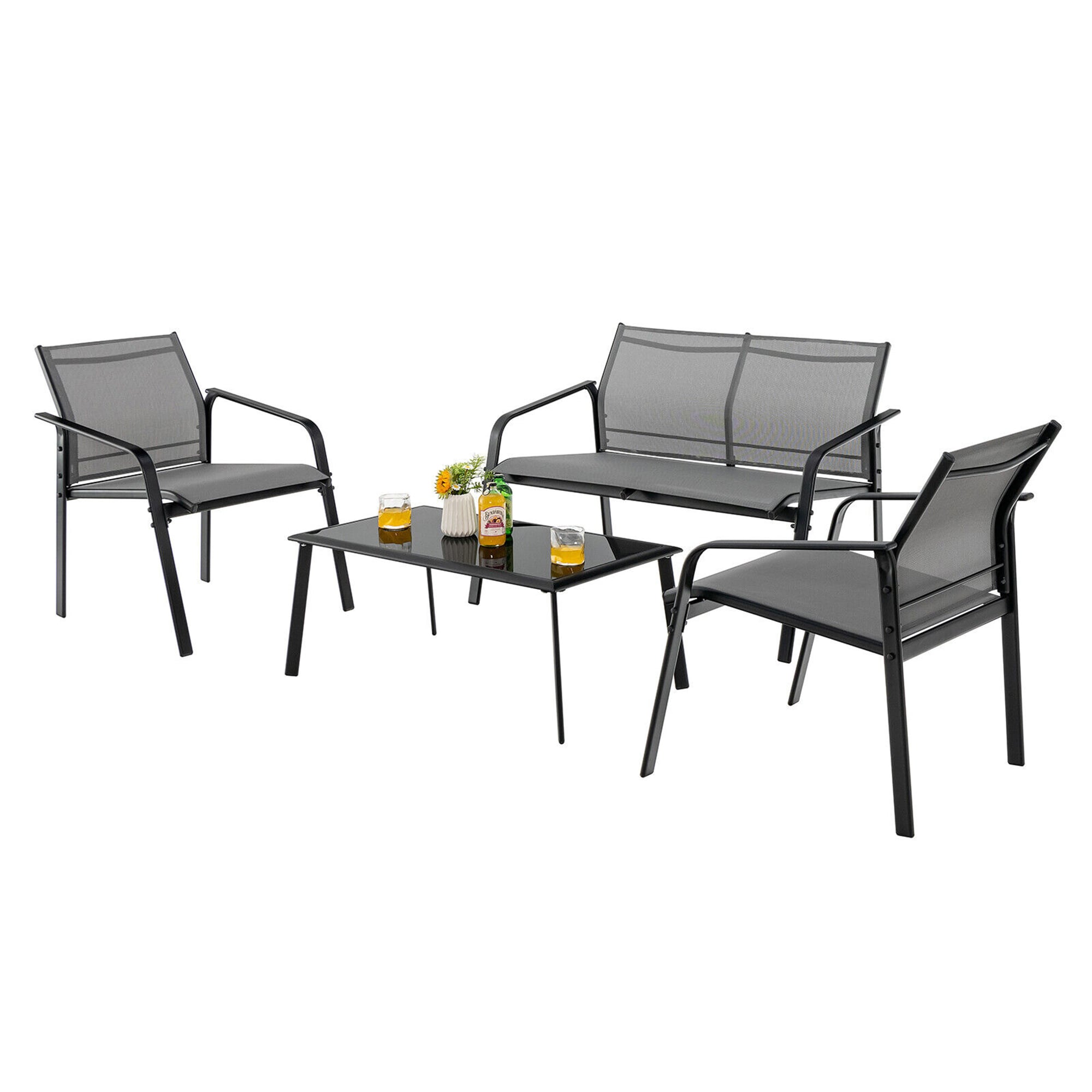 WELLFOR TDJ10474GR Patio-Conversation-Sets - View #7