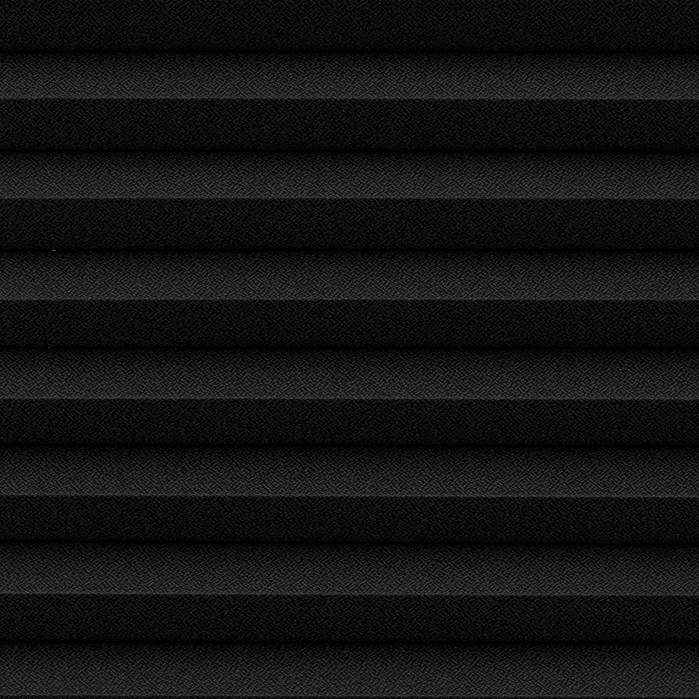 LEVOLOR SCR9000471147 Designer Textures Black Room darkening Polycotton 9/16-in Single Cellular shade swatch