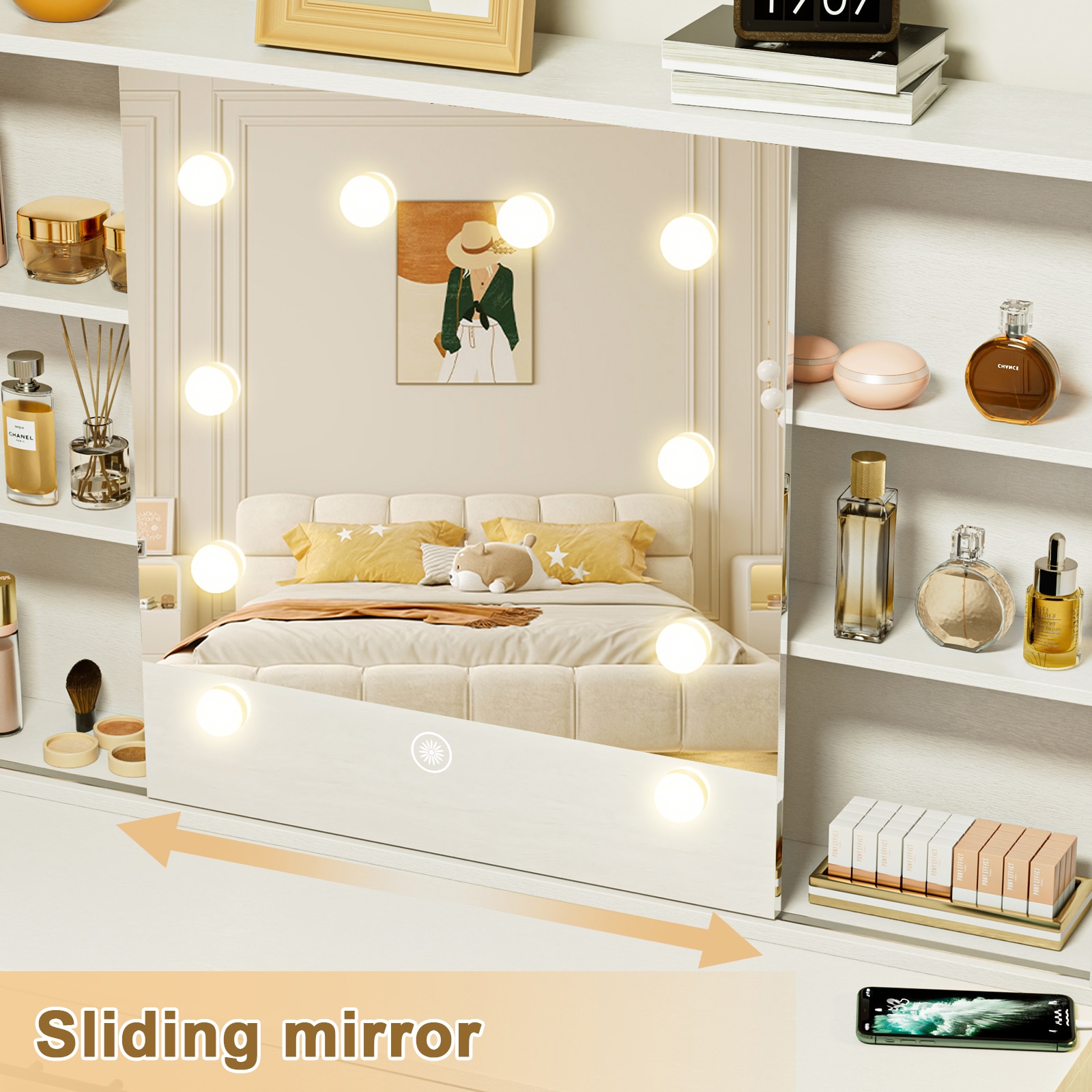 LOVMOR HOLLYWOOD-DESK Bedroom-Vanities - View #3