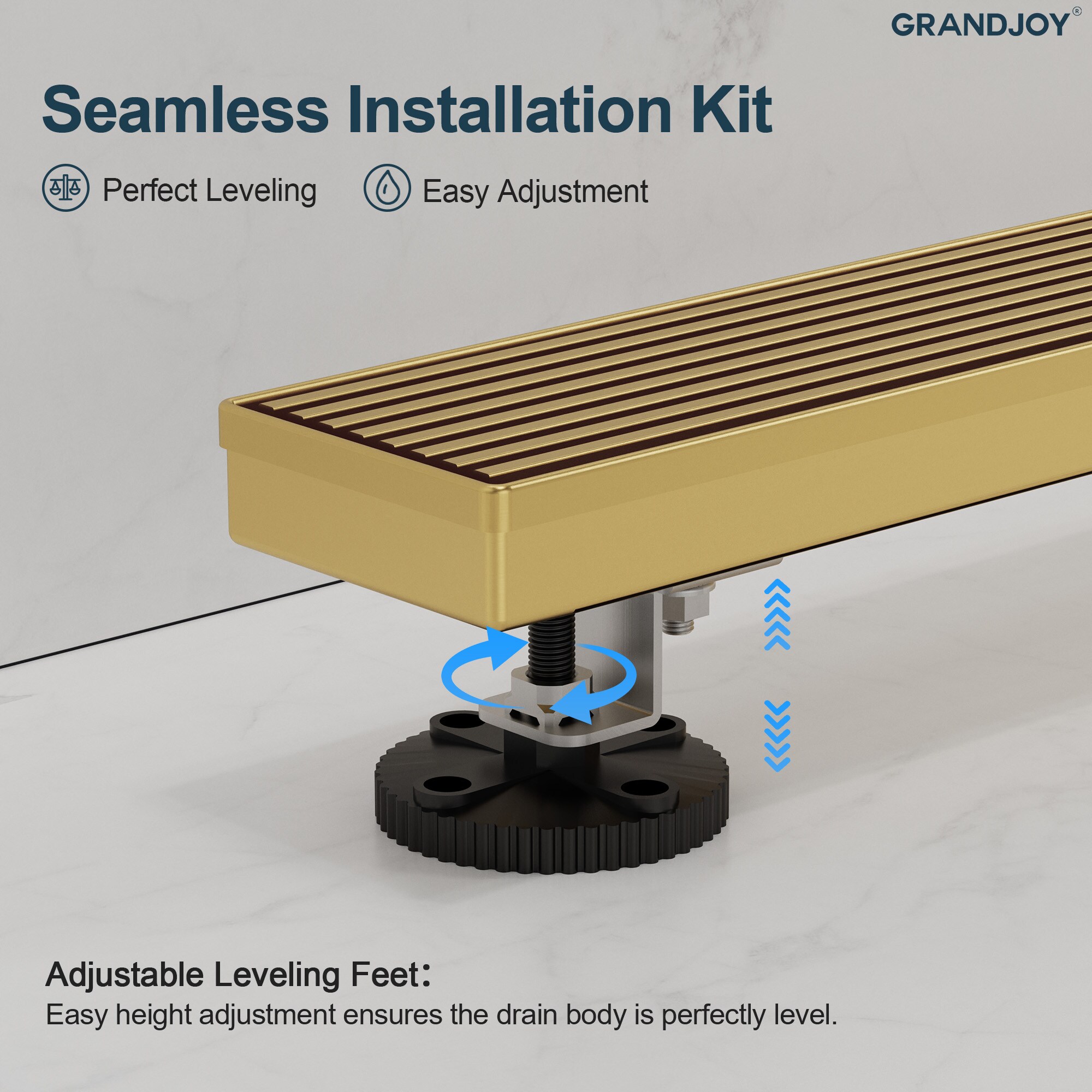GRANDJOY SGF30GJ-82D-BG Drains-Flanges - View #7