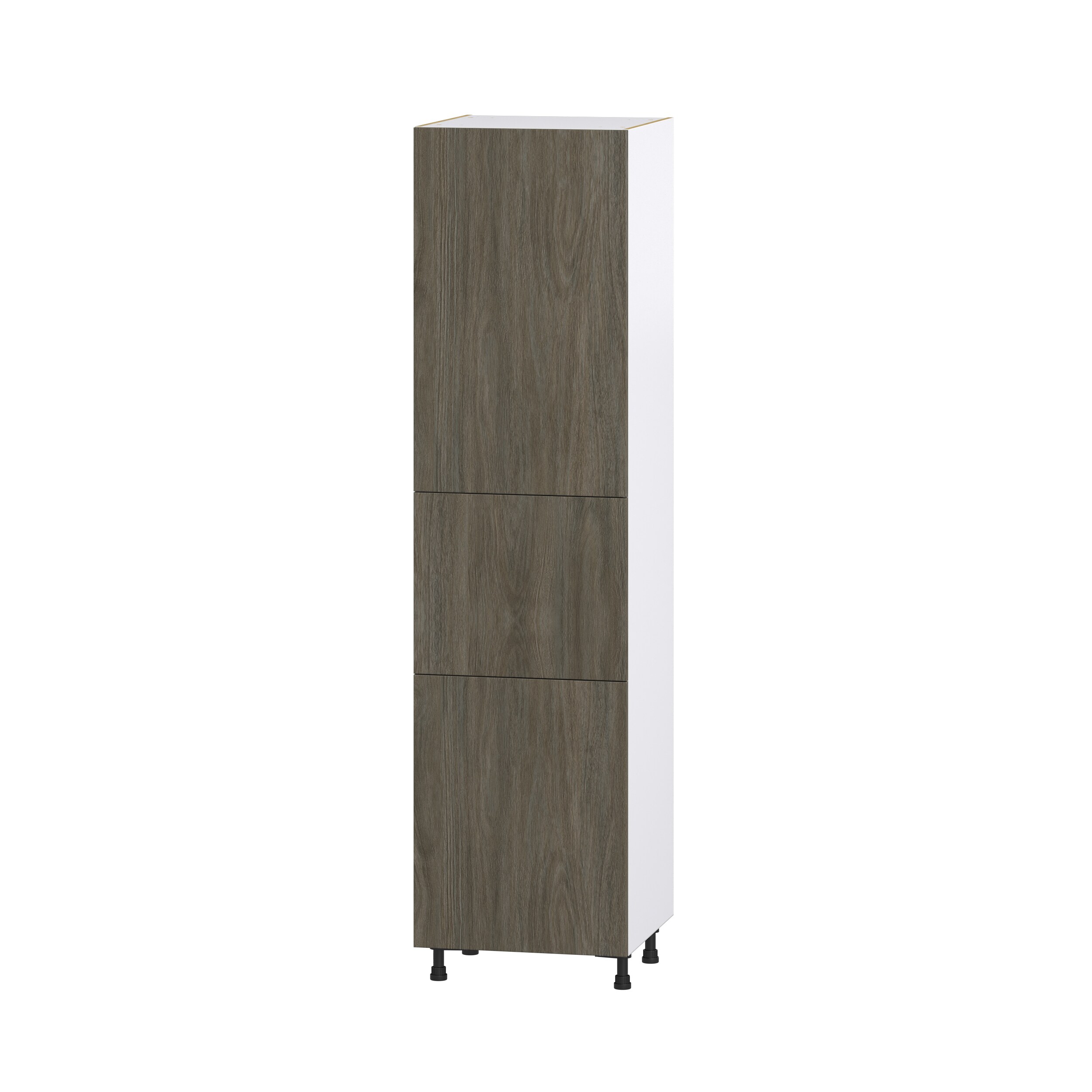 Hugo&Borg DST242494.5(L/R)-SA Savane 24-in W x 94.5-in H x 24-in D Textmel Pantry Fully assembled Cabinet (Flat Panel Slab)