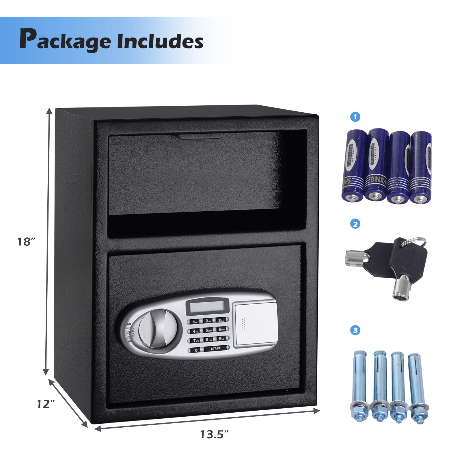 SUGIFT LW018SUGHY250 Floor-Wall-Safes - View #3