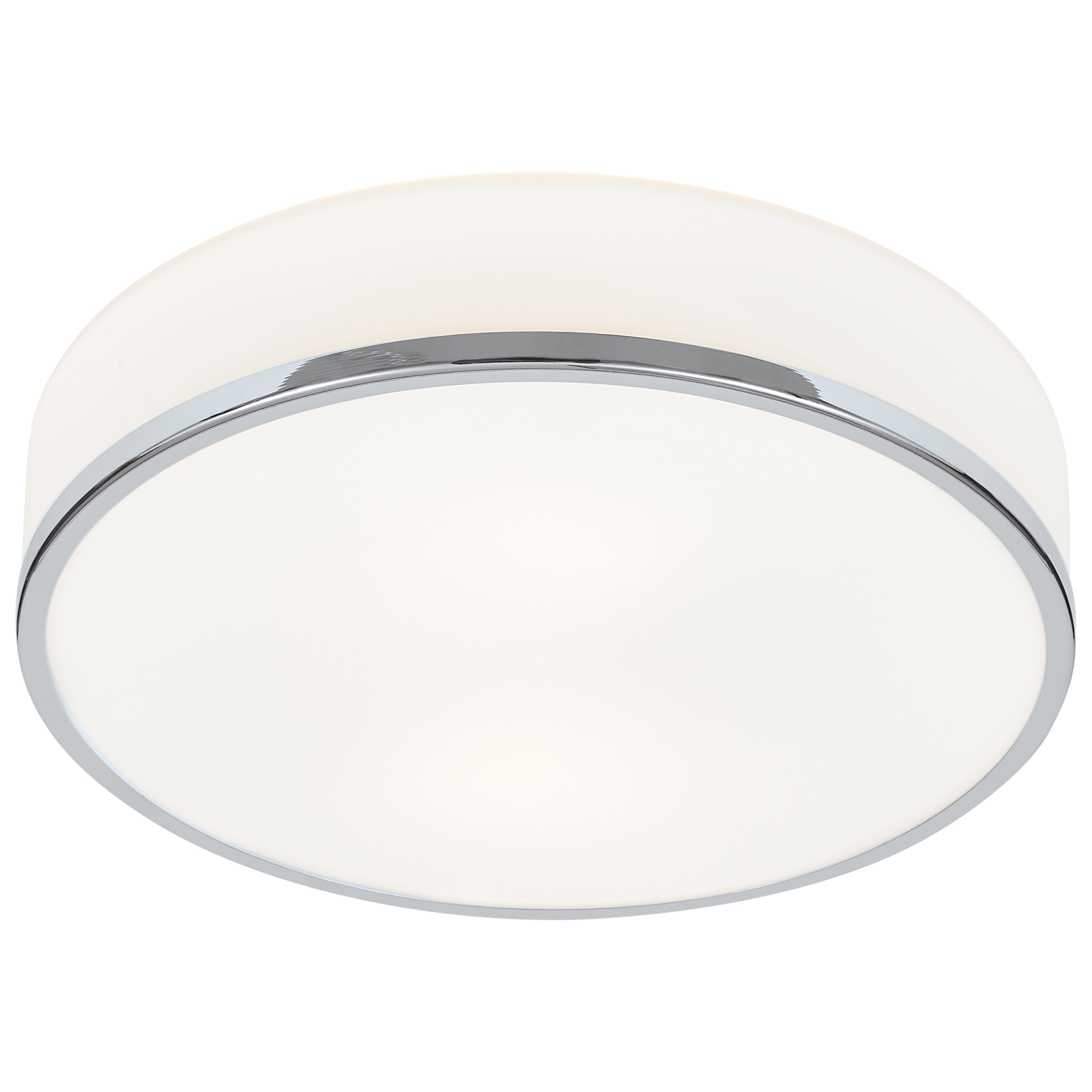 Aero 10" Chrome and Glass Flush Mount Light