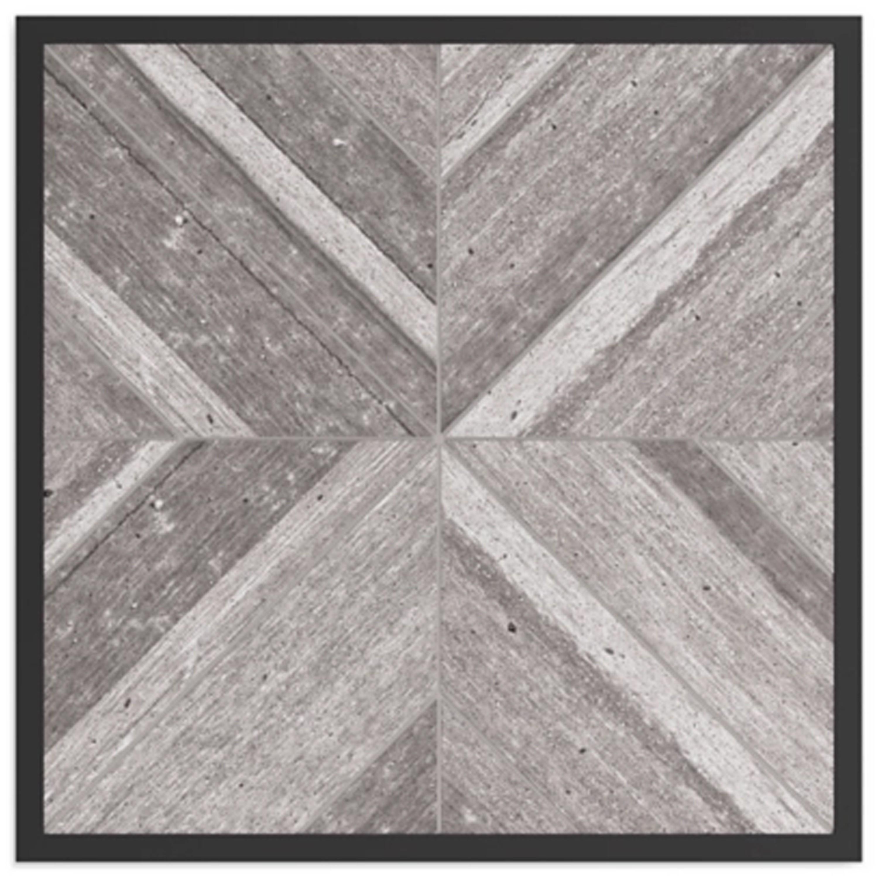 Beachcroft Black and Gray Square Outdoor End Table