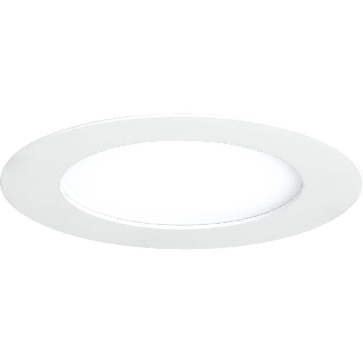Progress Lighting P800005-028-30 Edgelit Recessed 6-in White Open Recessed Light Trim