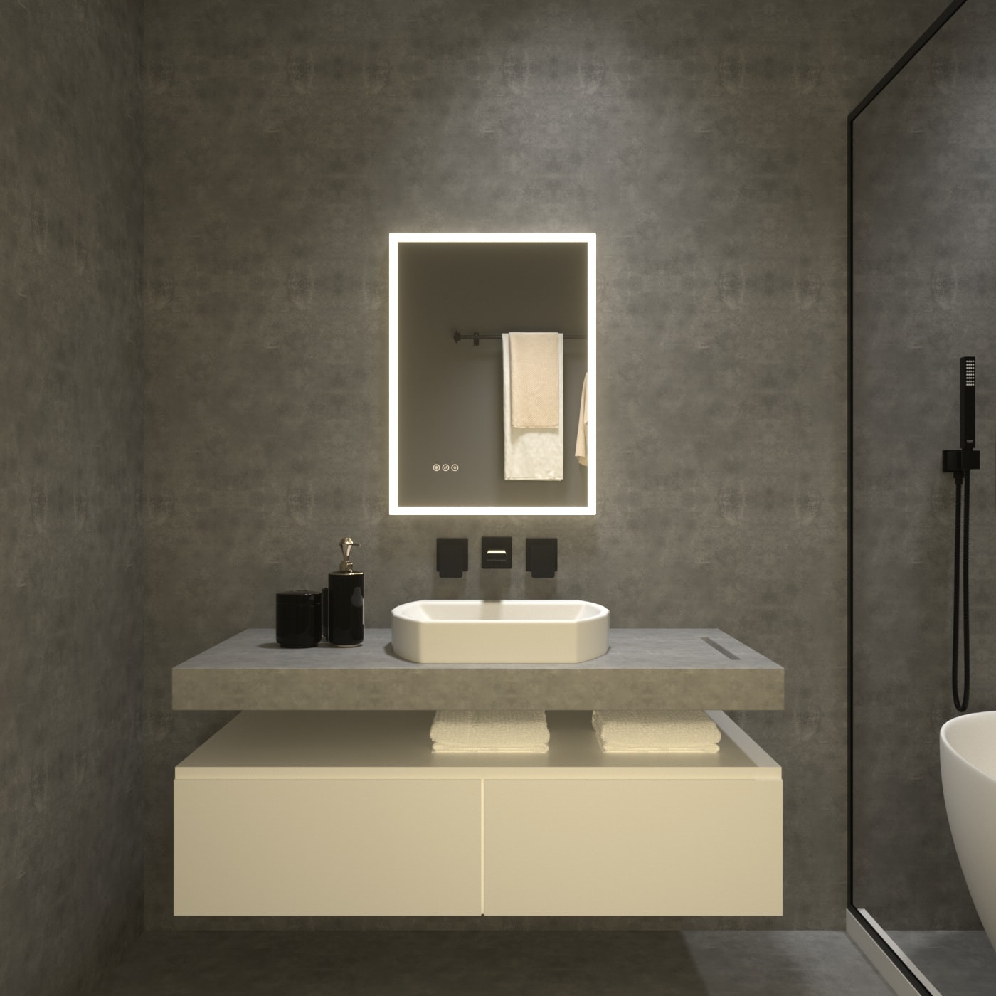TaiMei MC04-2230SF1 Framed-Bath-Mirrors - View #13