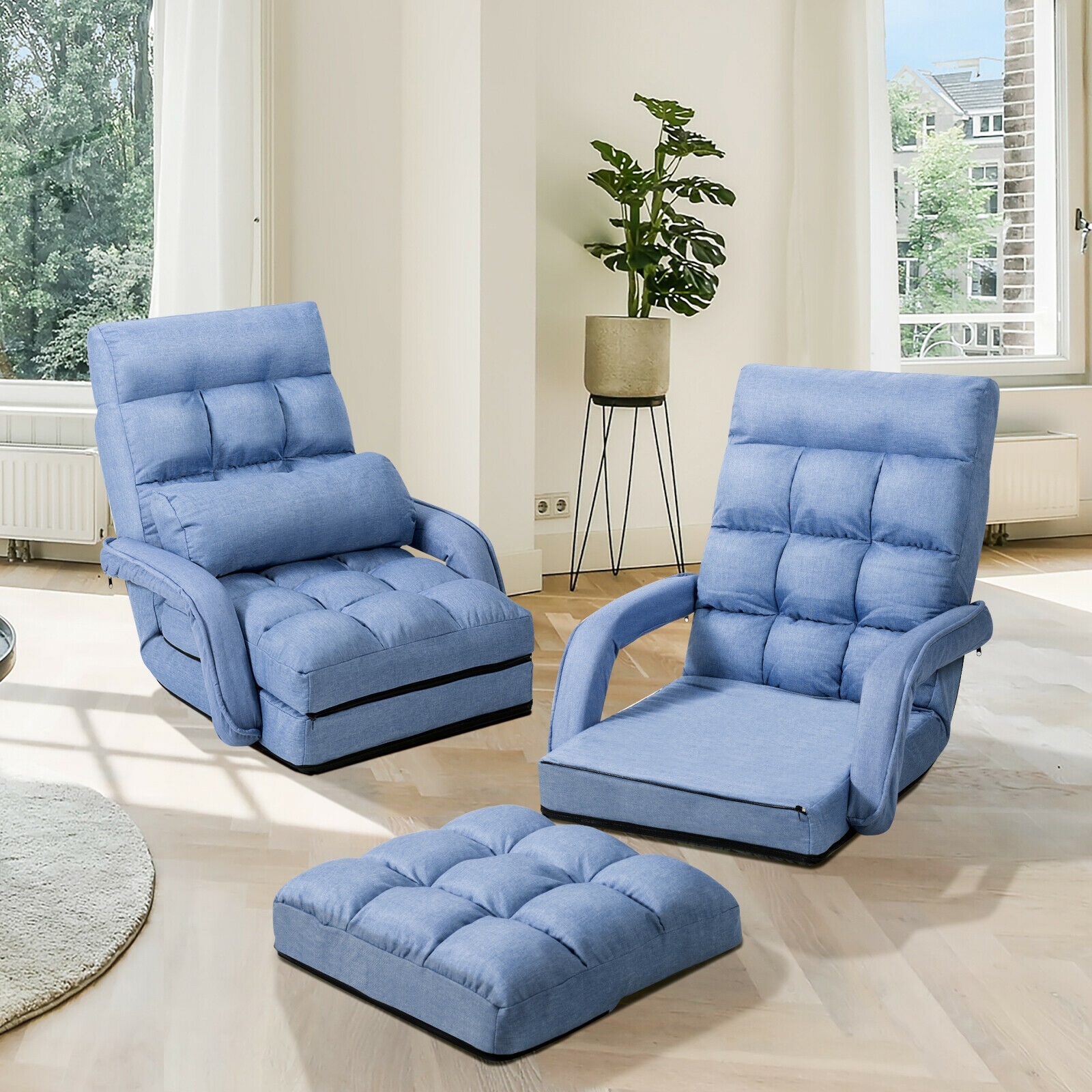 Slickblue D-CO-LB03765WH Sofas-Loveseats - View #2