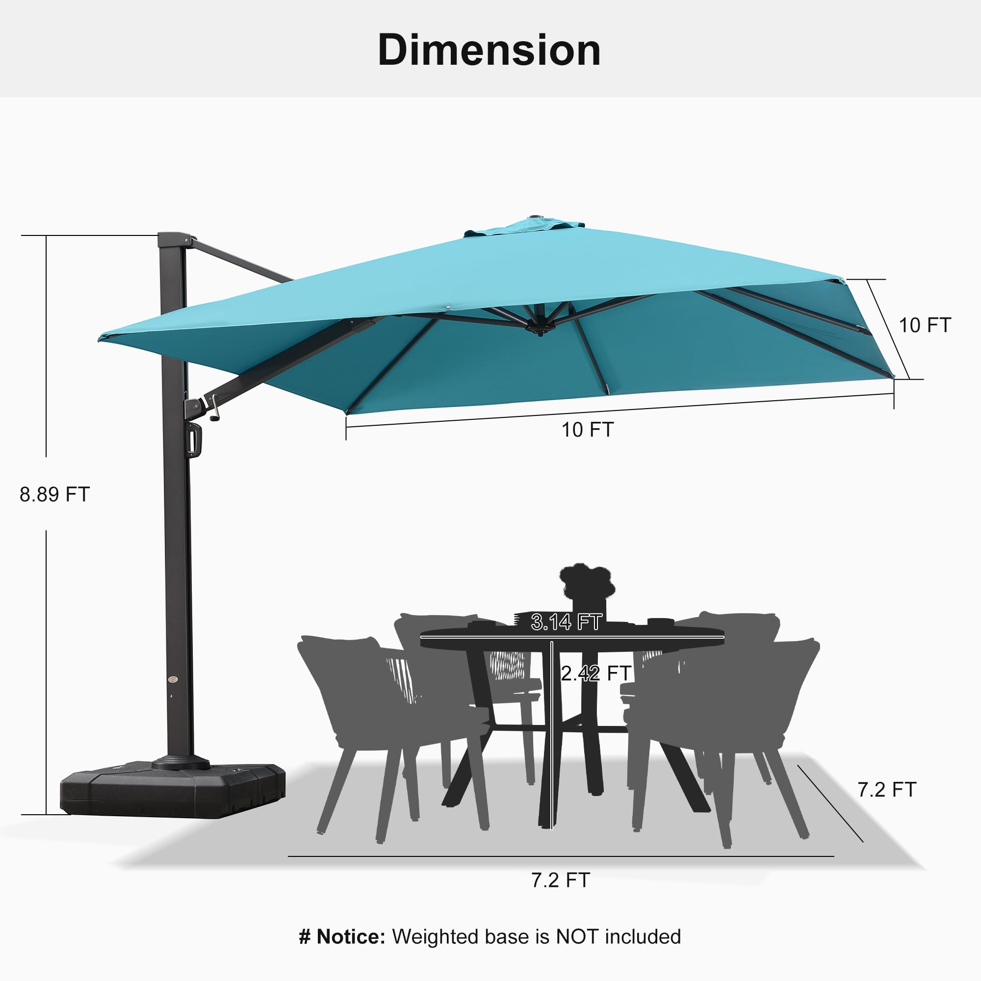 PURPLE LEAF LS04CHS10-BL Umbrellas-2 - View #10