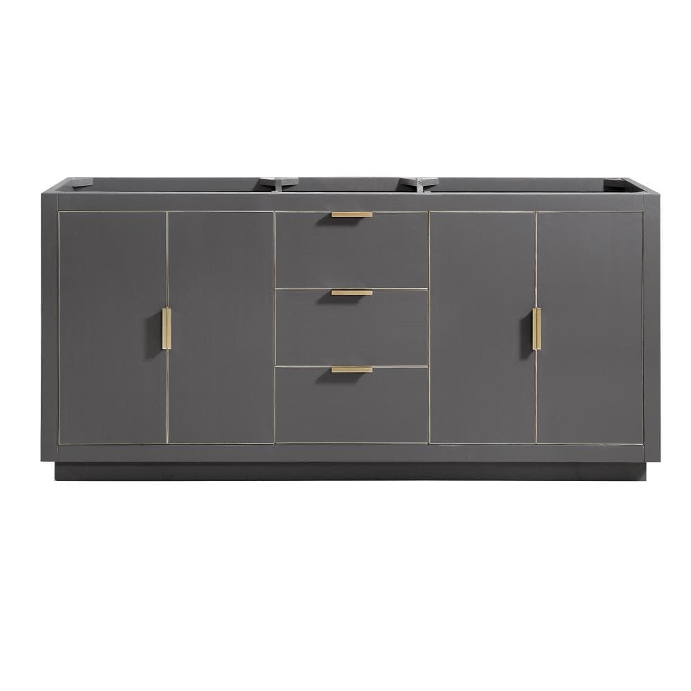 Avanity AUSTEN-V72-TGG Austen 72-in Twilight Gray Bathroom Vanity Base Cabinet without Top