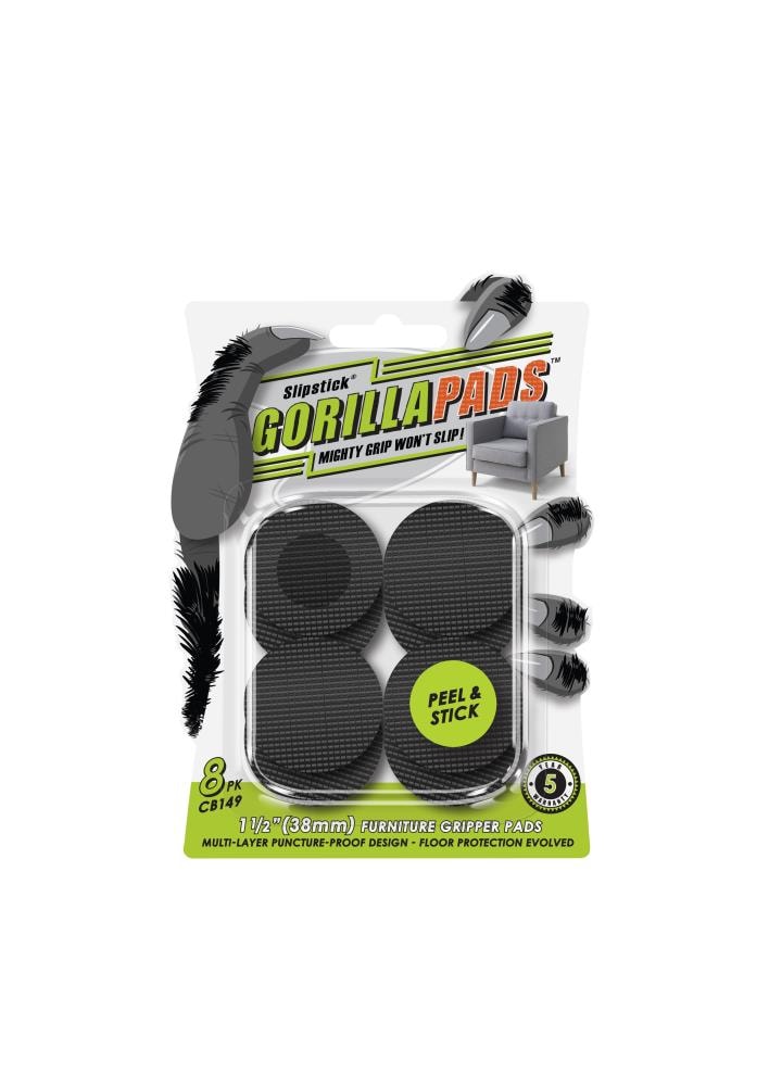 Slipstick 1 GorillaPads Round Furniture Gripper Pads - 16 ct