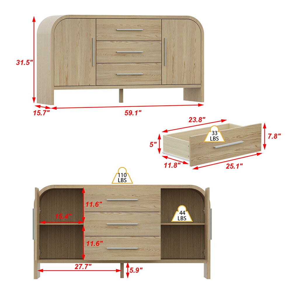 Homsee V-KF390112-01 Dining-Kitchen-Storarge - View #19