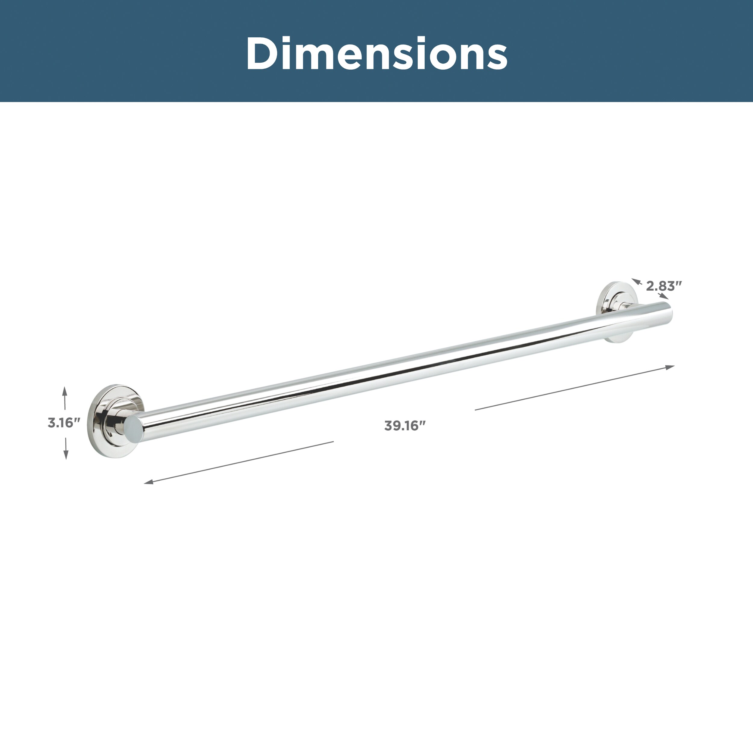 Franklin Brass VOI5936-BS Grab-Bars - View #2